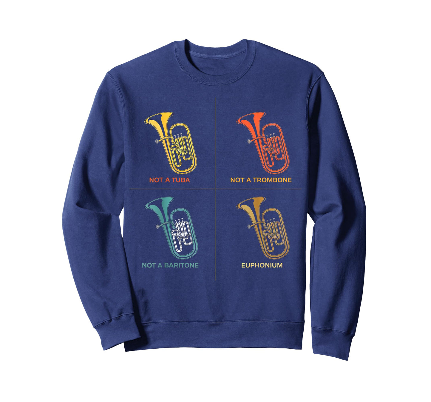 Euphoniumist Marching Band Baritone Vintage Euphonium T-Shirt