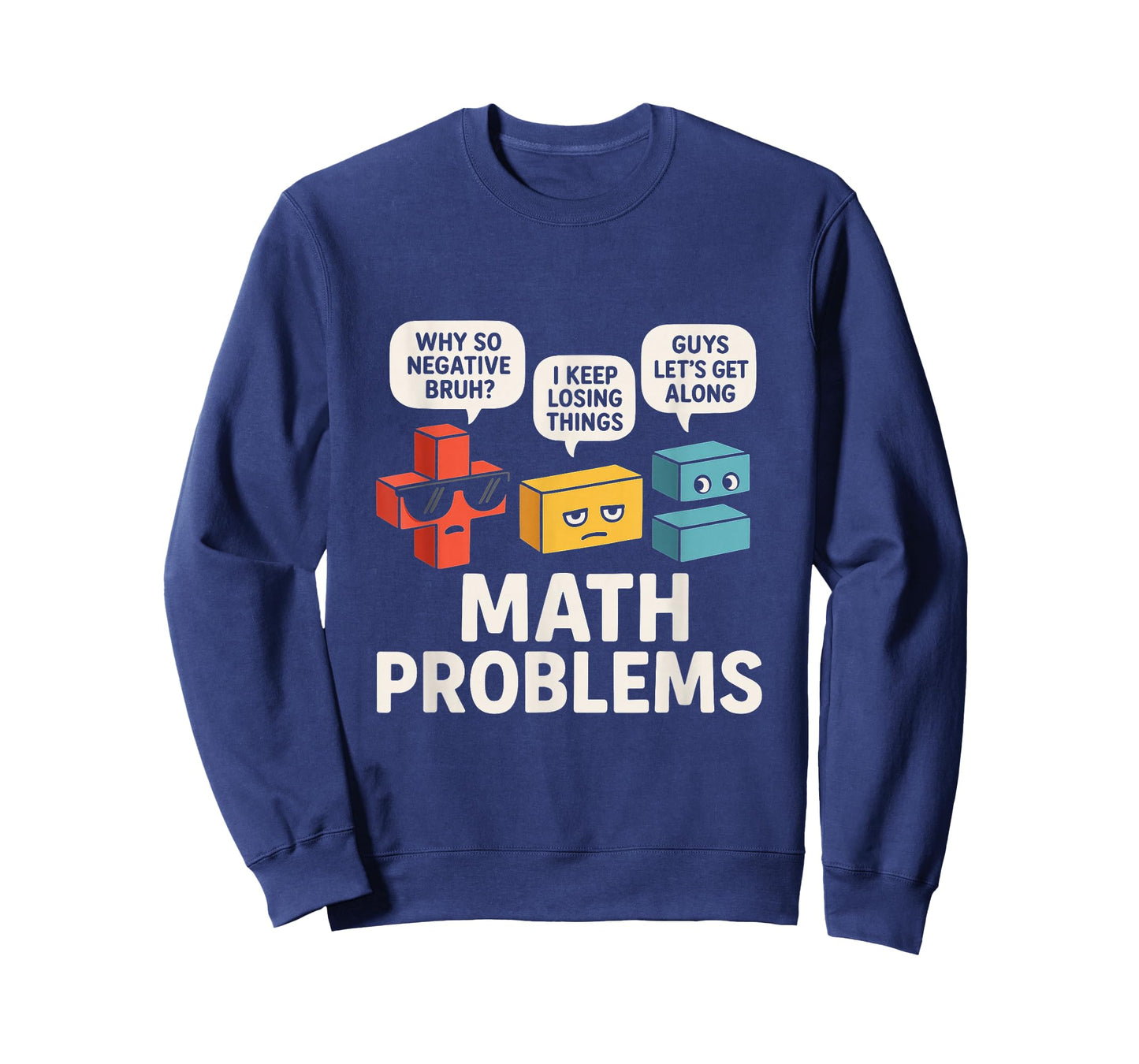 Math Problems Symbols Funny Teacher Back to School Girl Boy T-Shirt