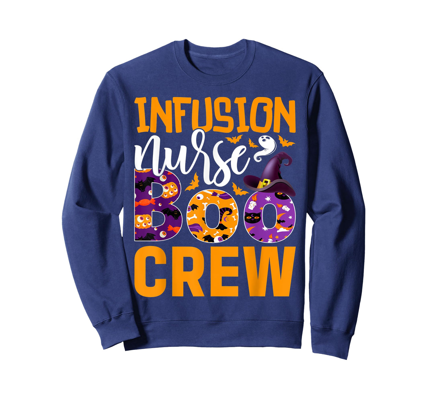 Cute Halloween Infusion Nurse - Boo Crew Nurse T-Shirt