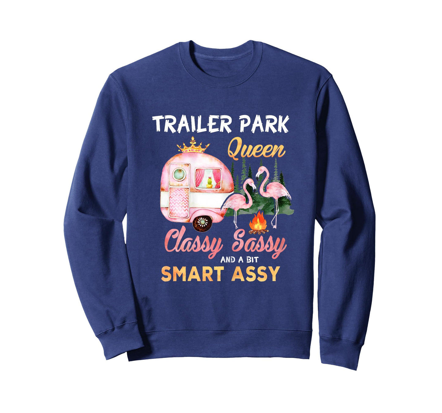 Trailer Park Queen Classy Sassy A Bit Smart Assy T-Shirt