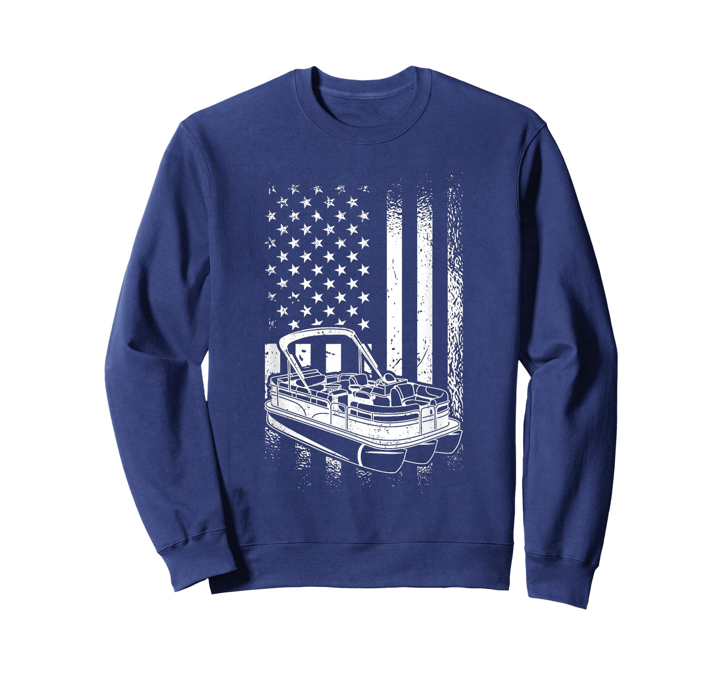 Tritoon Boat Boating - American Tritoon Captain T-Shirt