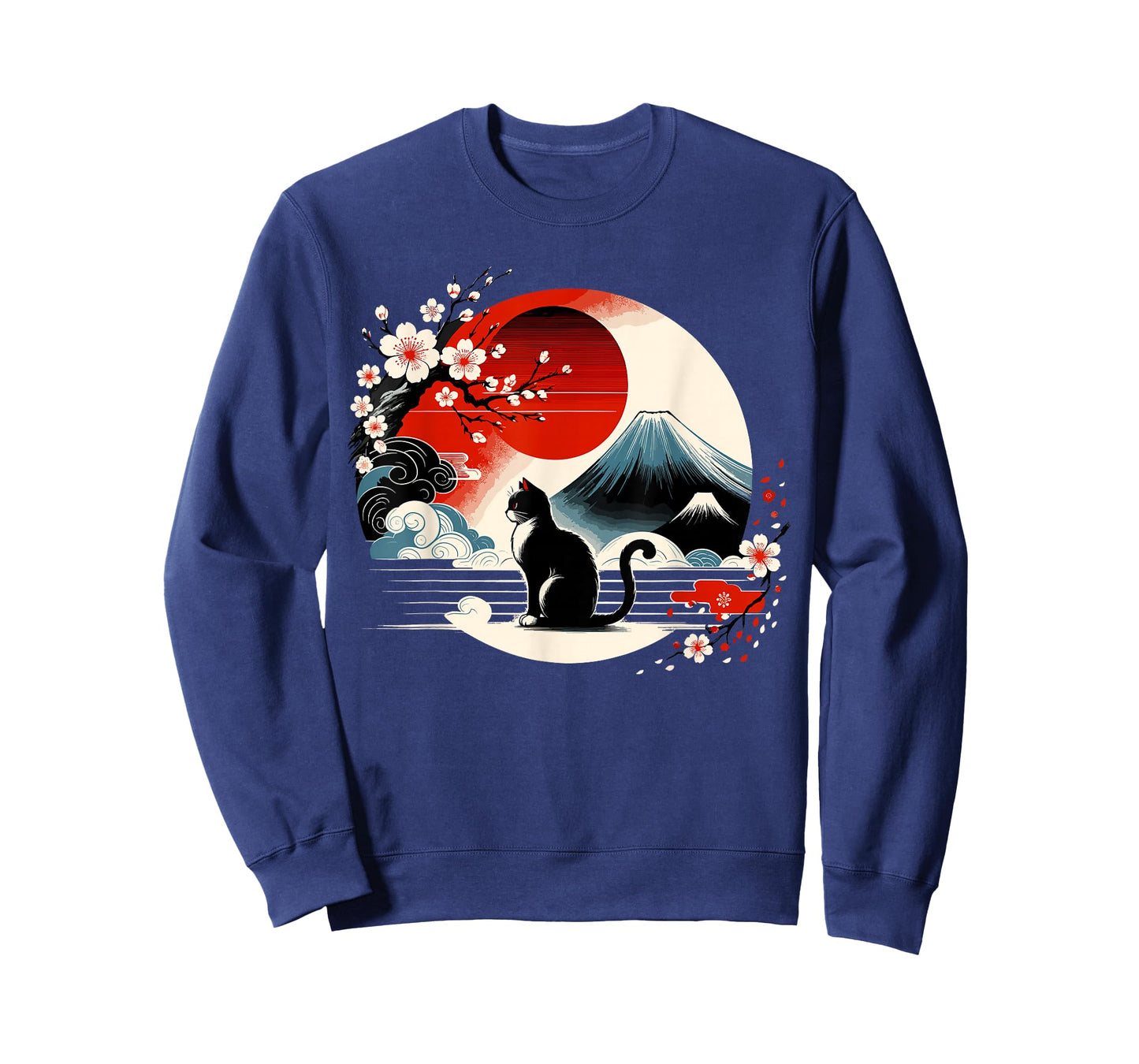 Kawaii Cat Anime Japanese Retro Men Women Kids Funny Cat T-Shirt