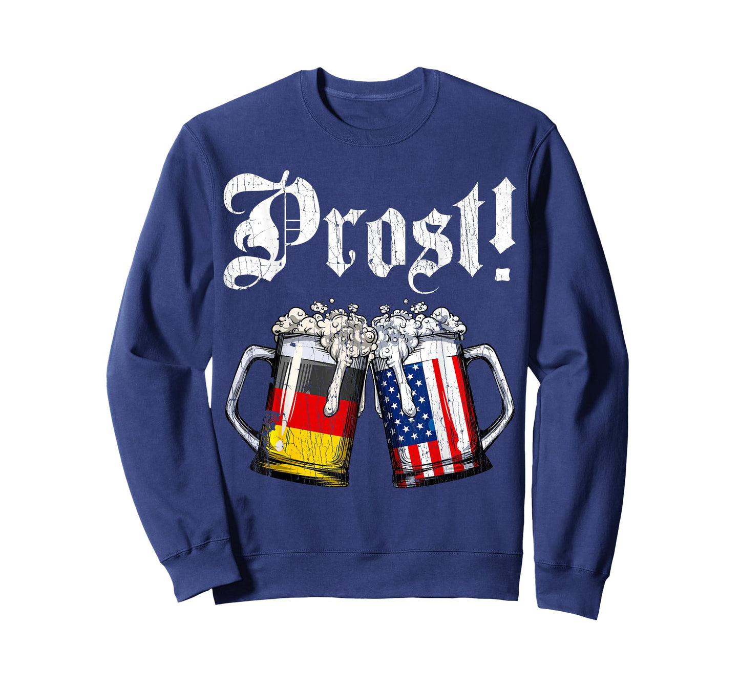 Prost Beer German American Flag Oktoberfest Men Women Mug T-Shirt