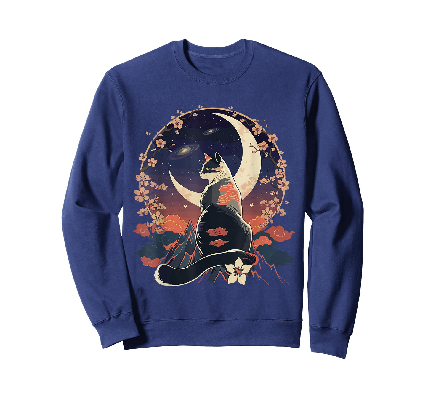 Kawaii Cat Japanese Anime T Shirts Men Women Kids T-Shirt