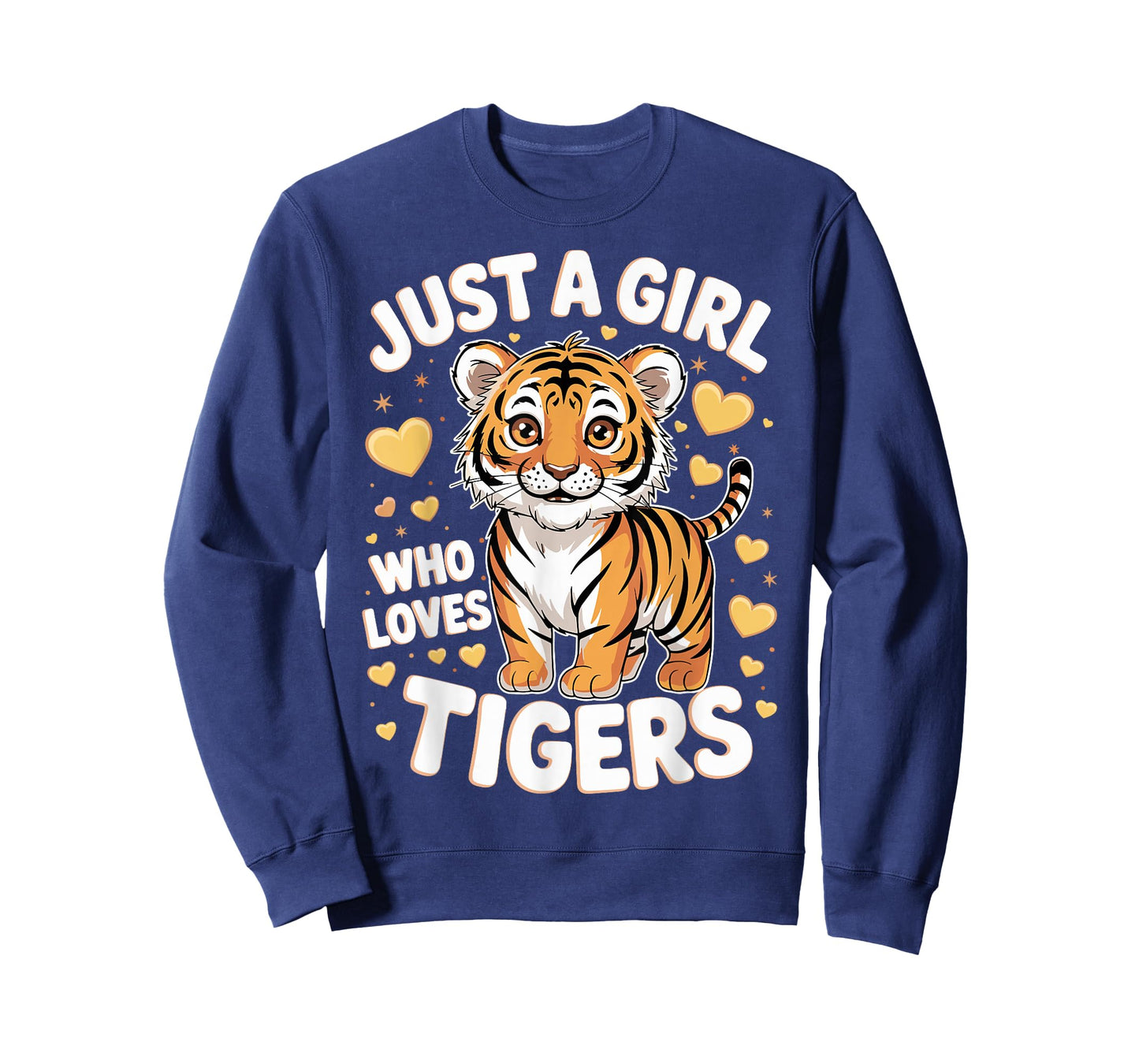 Cute Tiger Animal Just a Girl Who Loves Tigers T-Shirt