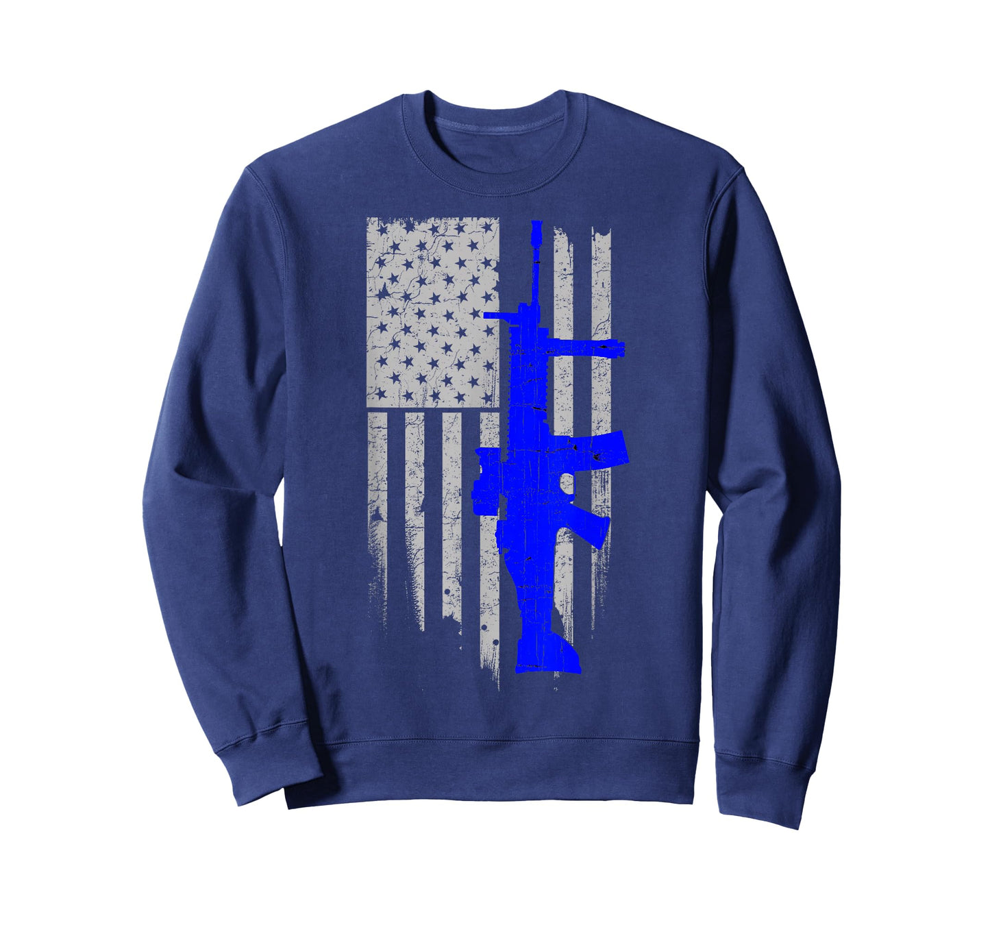 FN SCAR Stars & Stripes Flag Shirt Blue T-Shirt