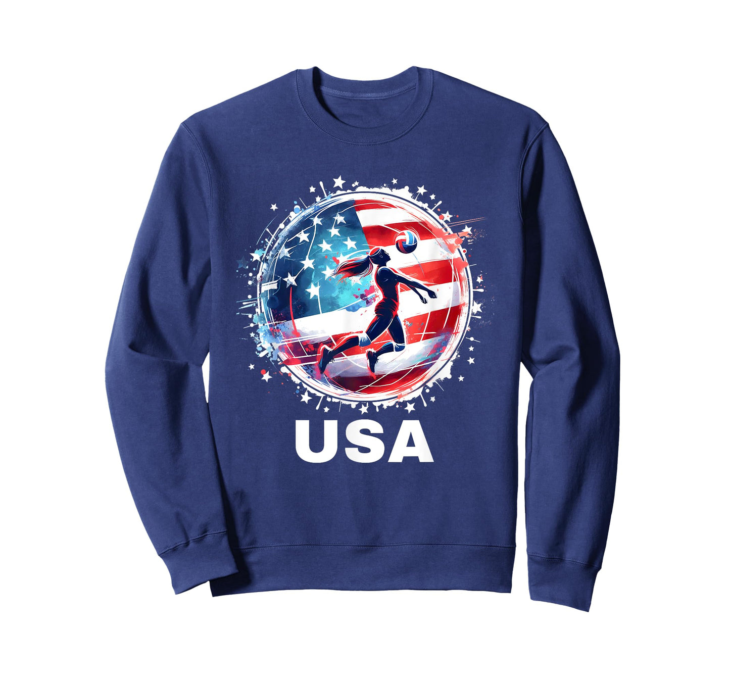 Volleyball USA Women Volleyball TShirt USA Team Volleyball T-Shirt