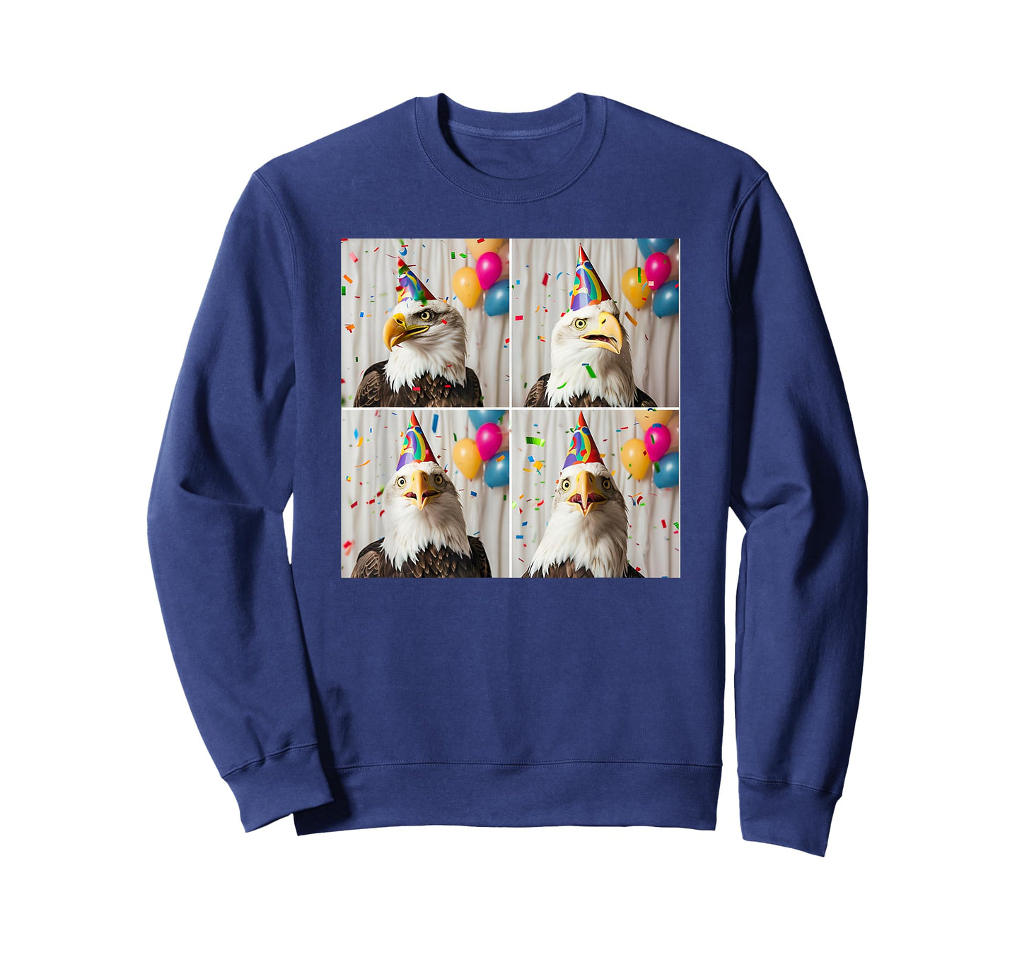 Bald Eagle Face Happy Bird Of Prey Portrait Eagle Birthday T-Shirt
