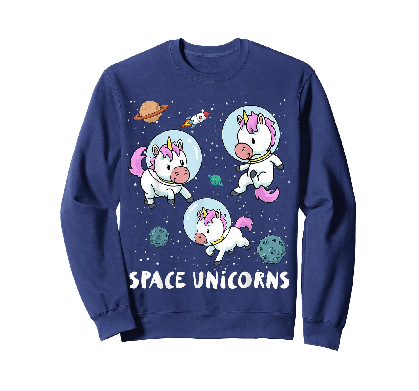 Space Unicorns T-Shirt Funny Astronaut Planet Travel Tee T-Shirt
