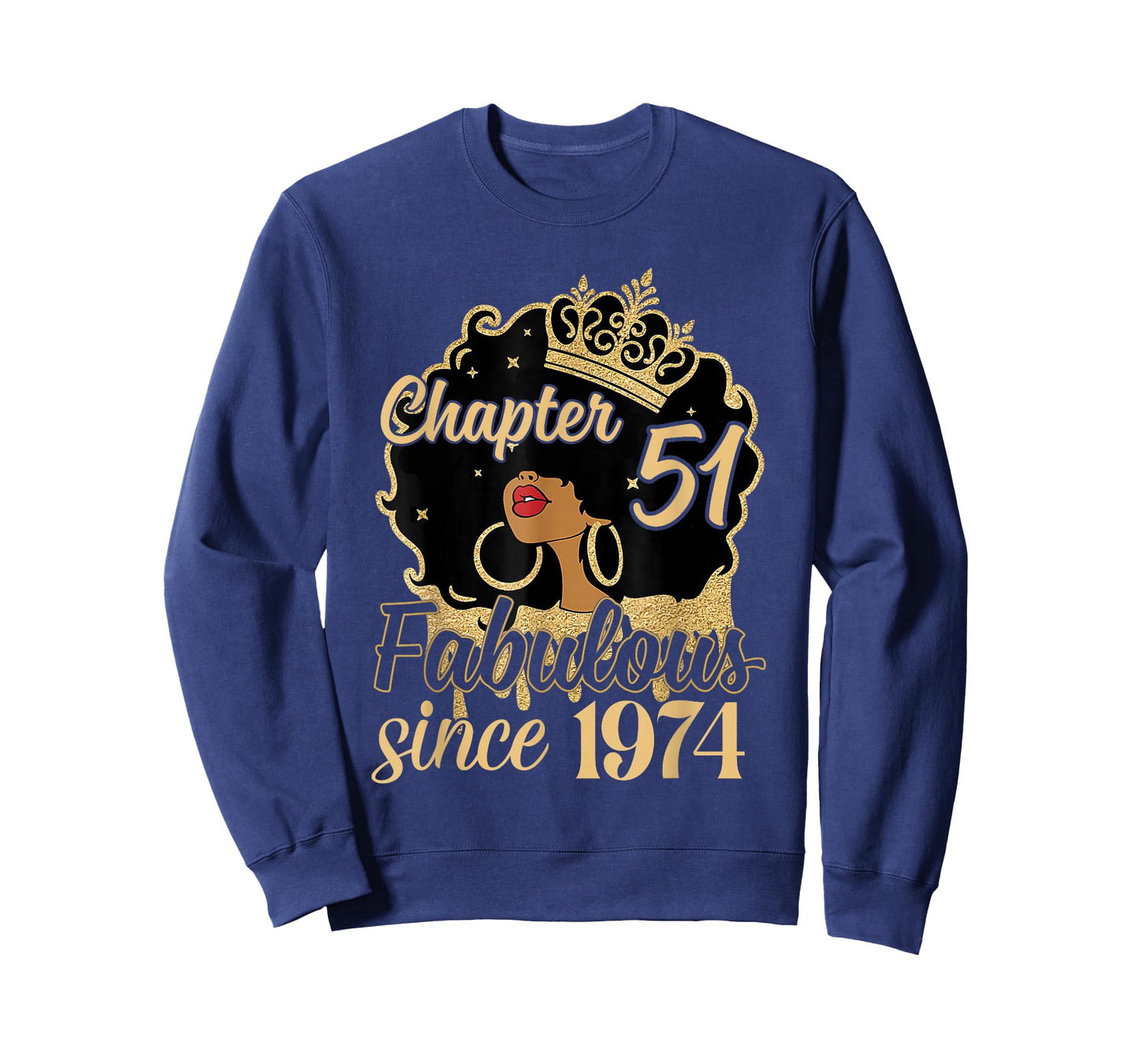 Chapter 51 Fabulous Since 1974 51st Birthday for Girls Women T-Shirt