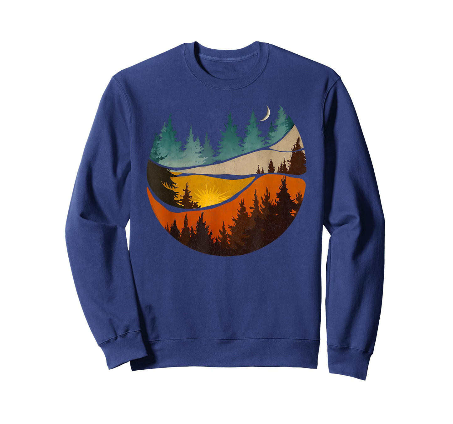 Trees Nature Mountains Adventure Outdoor Wildlife Forest T-Shirt