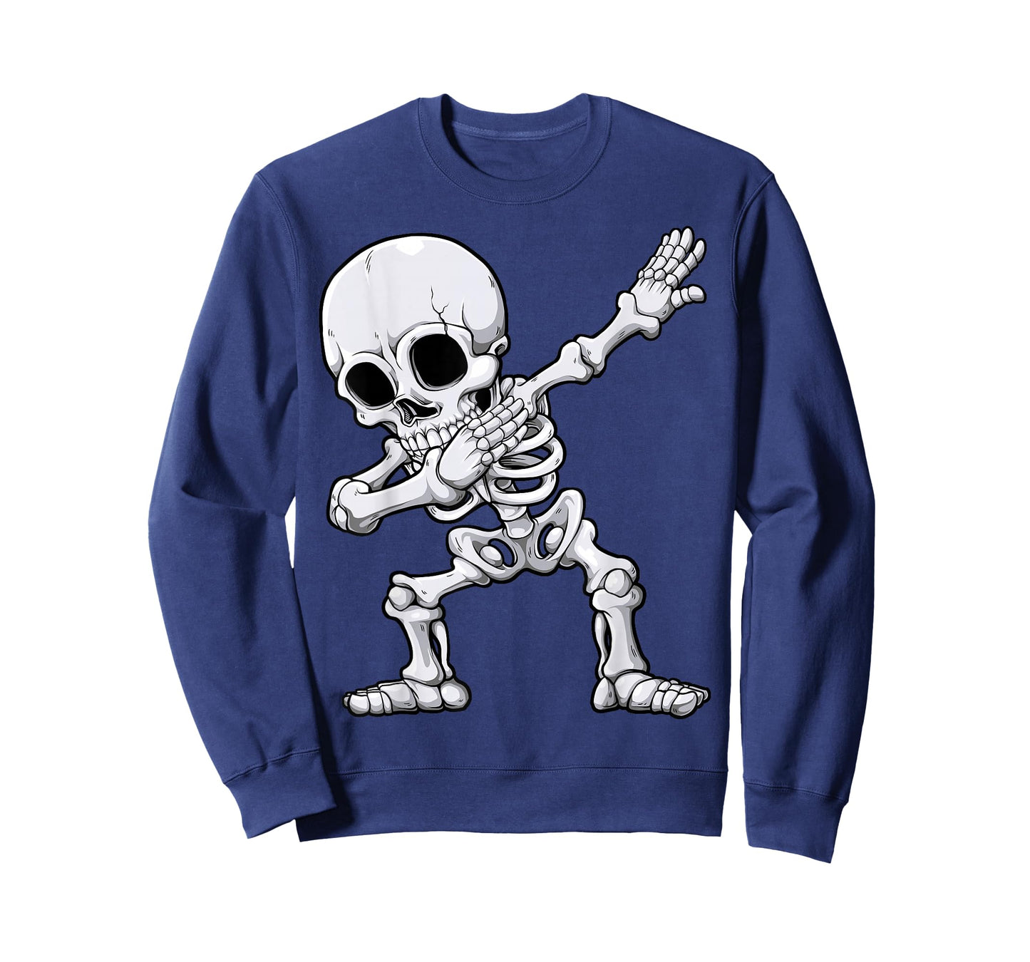 Halloween Boys Men Dabbing Skeleton Skull Rib Cage Dab Dance T-Shirt