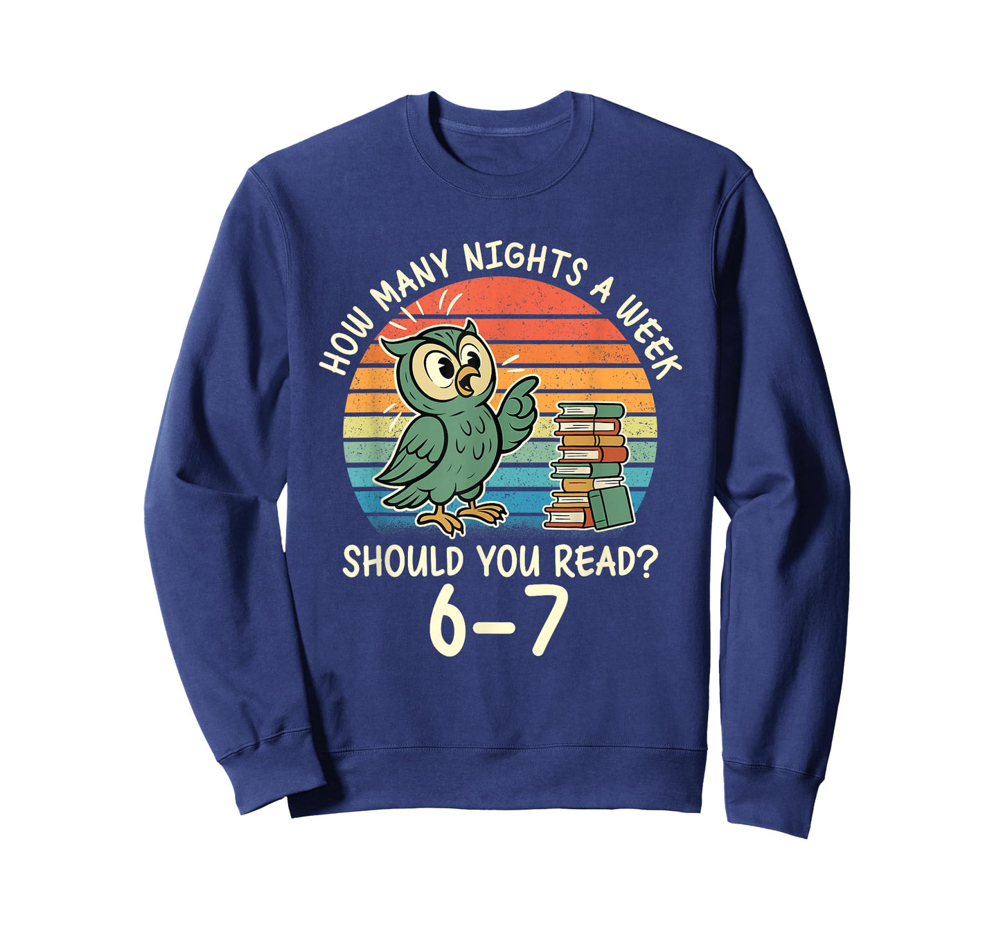 How Many Nights a Week Should You Read? 67 Book Reading Meme T-Shirt