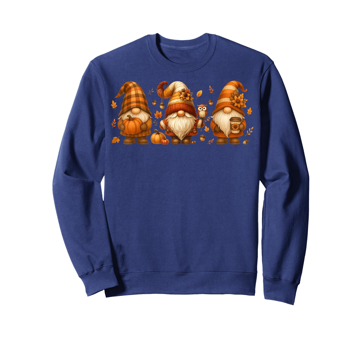 Happy Fall Thanksgiving Gnome Pumpkin Autumn Men Women Kid T-Shirt