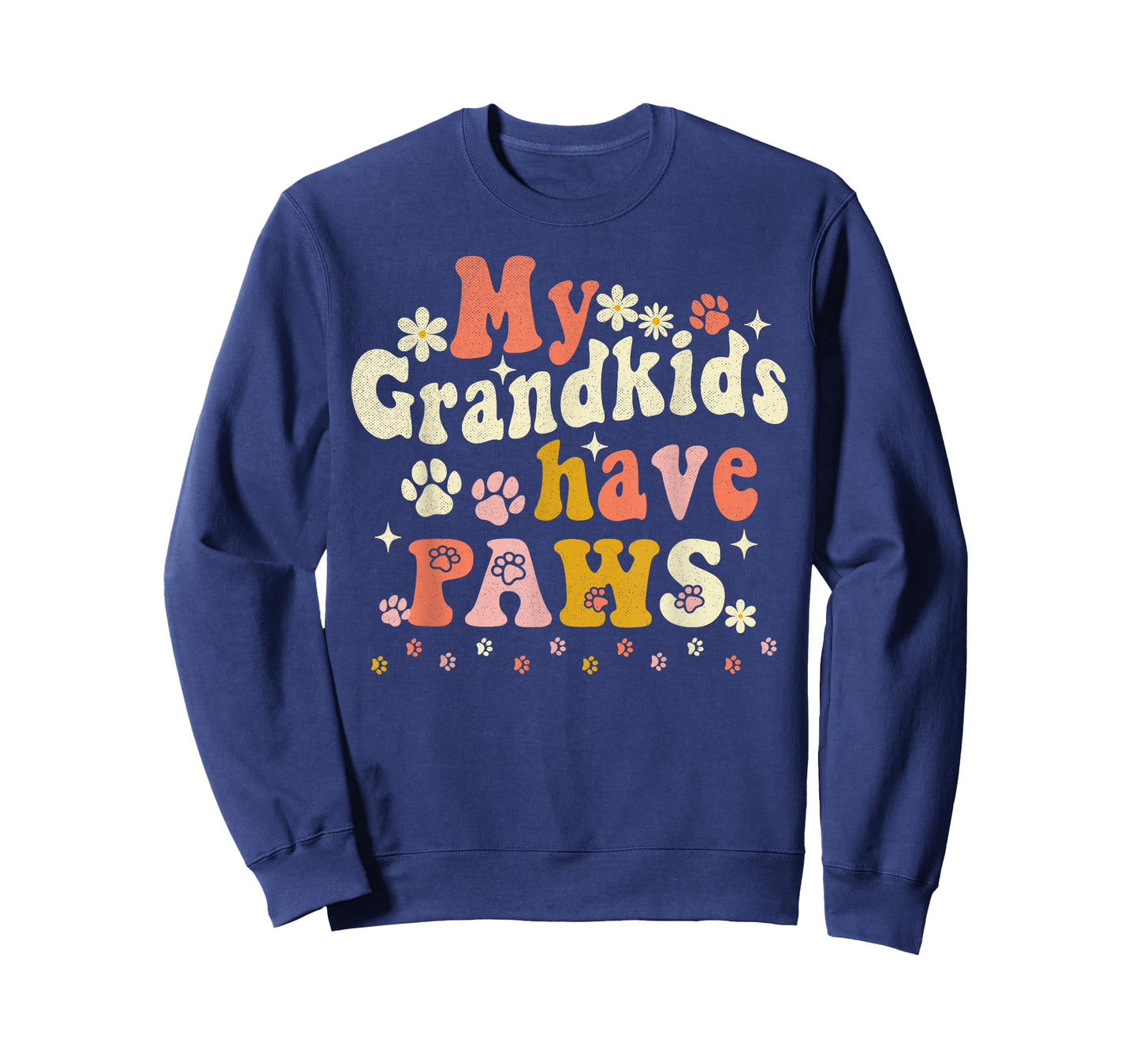 My Grandkids Have Paws Funny Pet Dog Cat Grandma Grandma T-Shirt