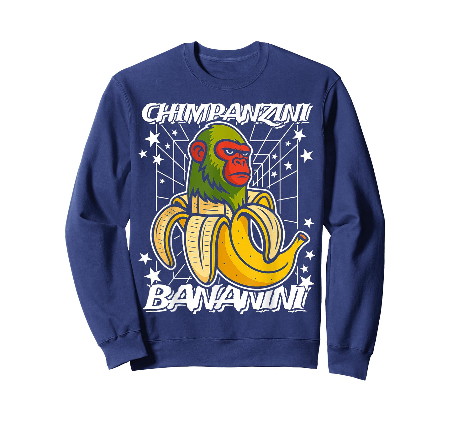 Chimpanzini-Bananini Italian-Brainrot Chimpanzee Banana Meme T-Shirt