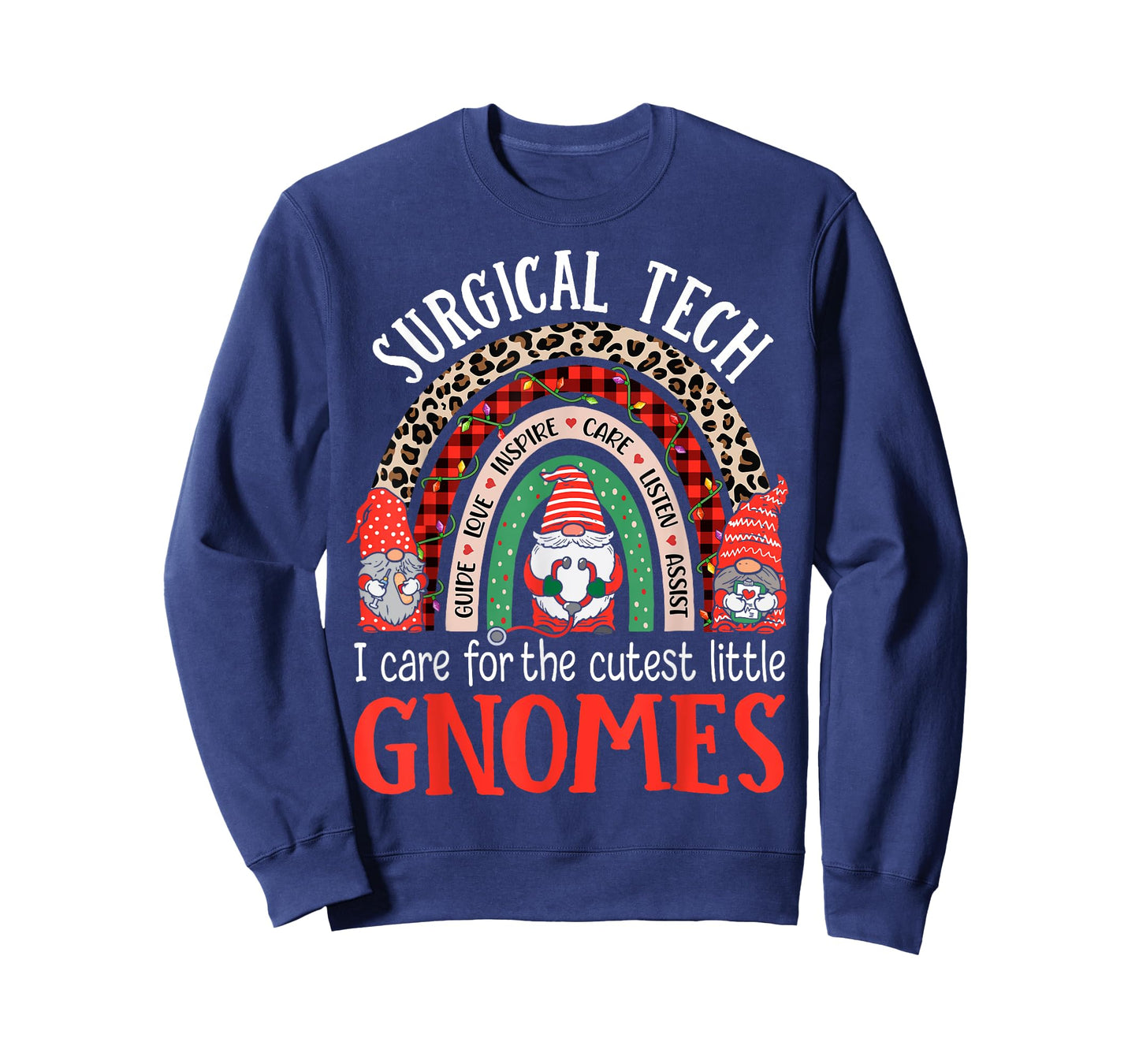 Christmas Surgical Tech Gnomes Surgical Nursing Technologist T-Shirt