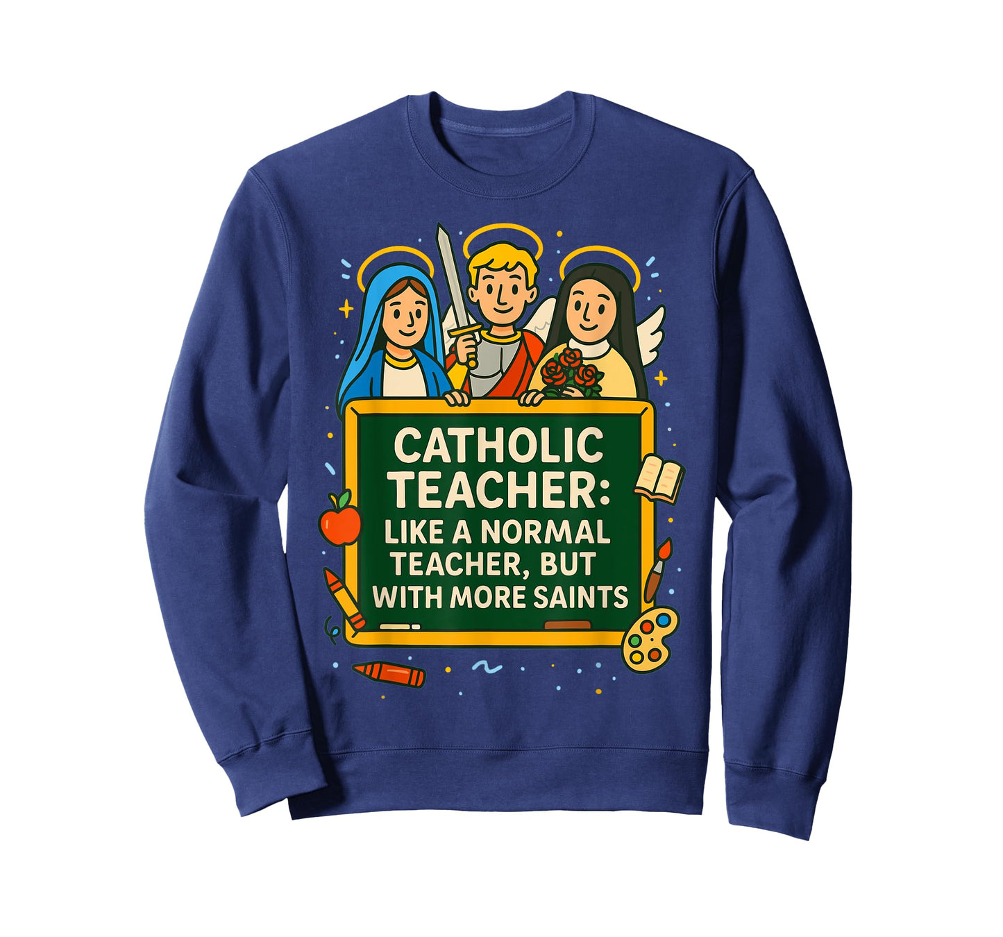 Catholic Teacher Appreciation School Patron Saints T-Shirt