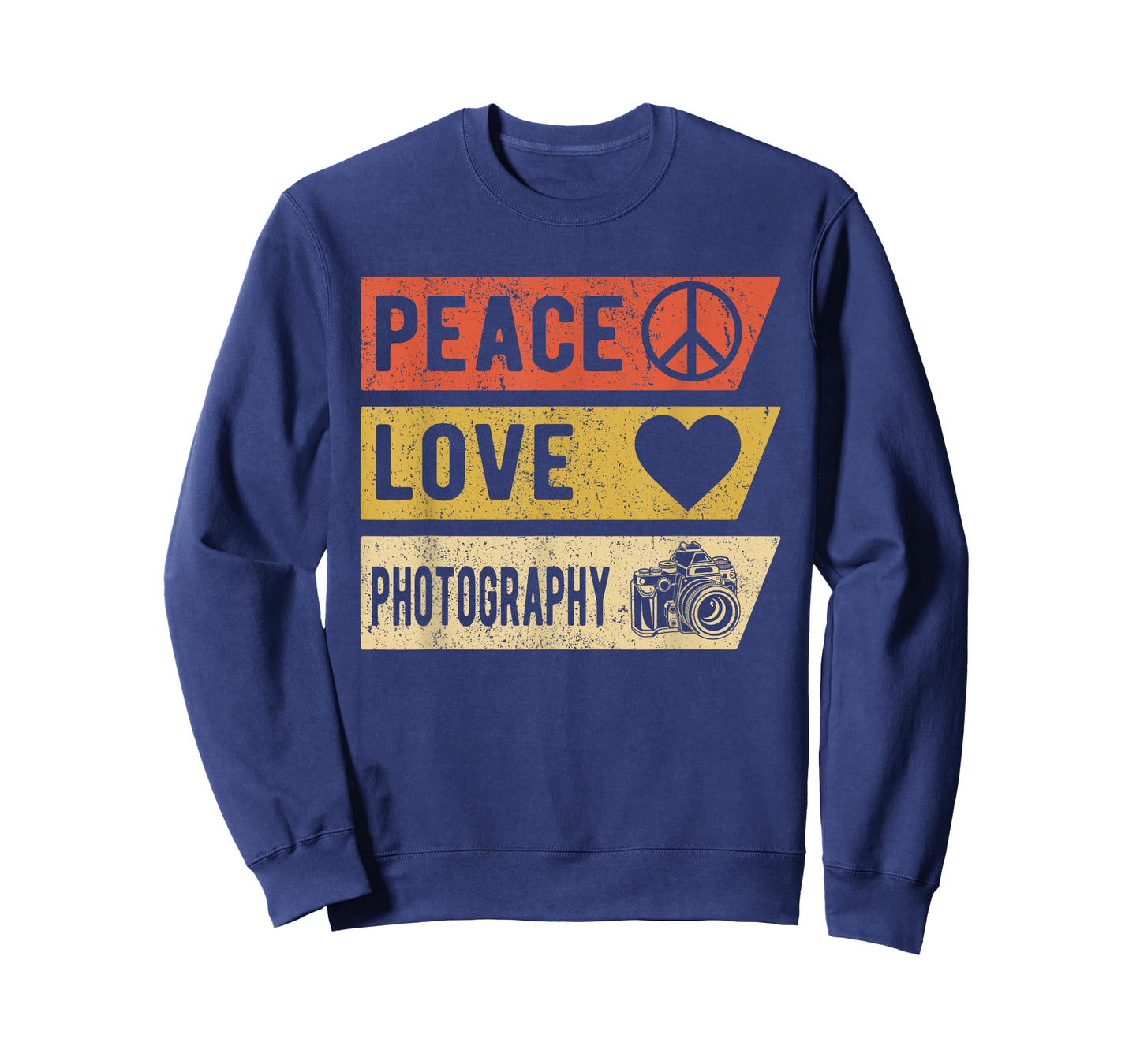 Vintage Peace Love Photography Gifts T-Shirt