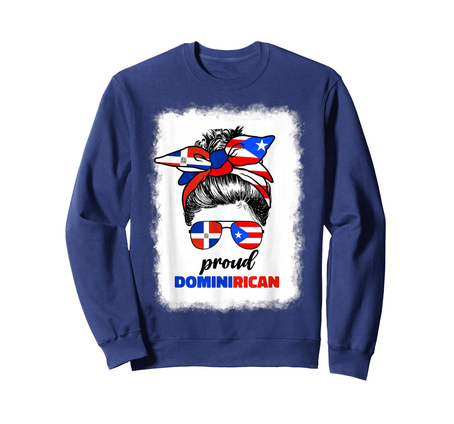 Half Dominican and Puerto Rican Rico Flag DominiRican Girl T-Shirt