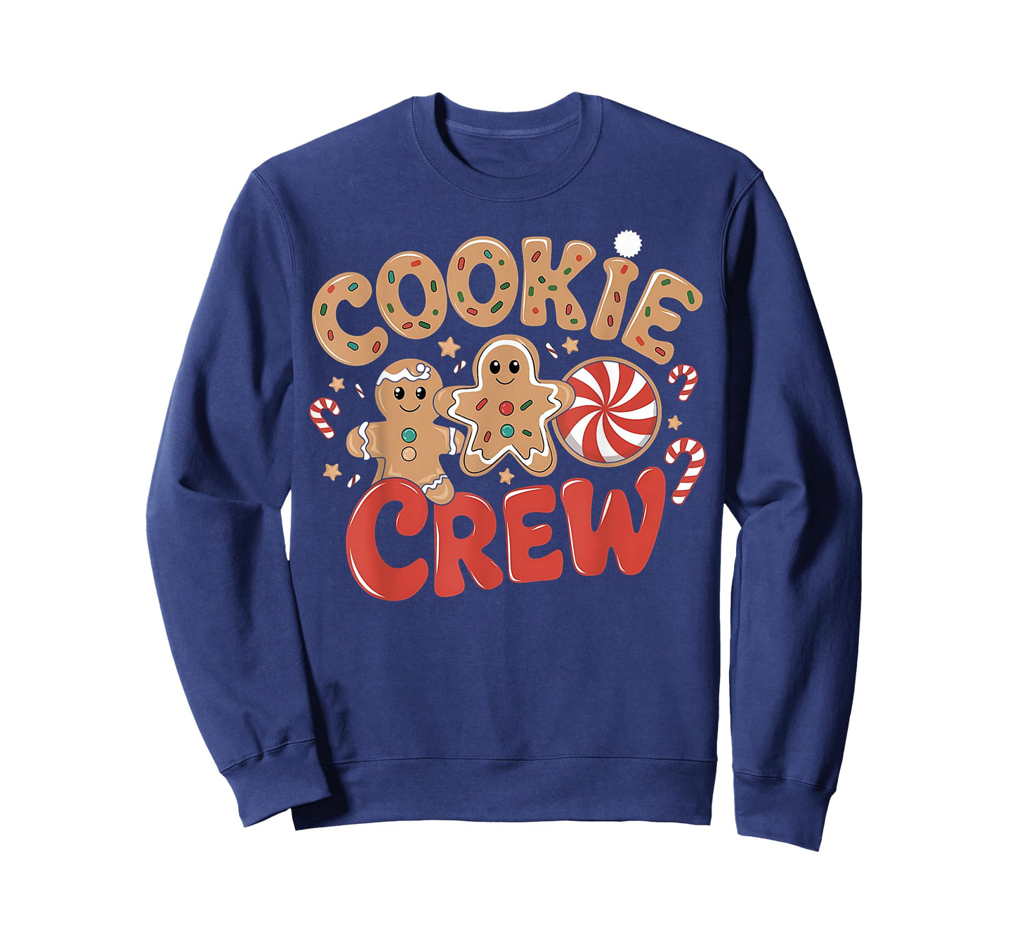 Cookie Crew Gingerbread Christmas Family Baking Team Holiday T-Shirt
