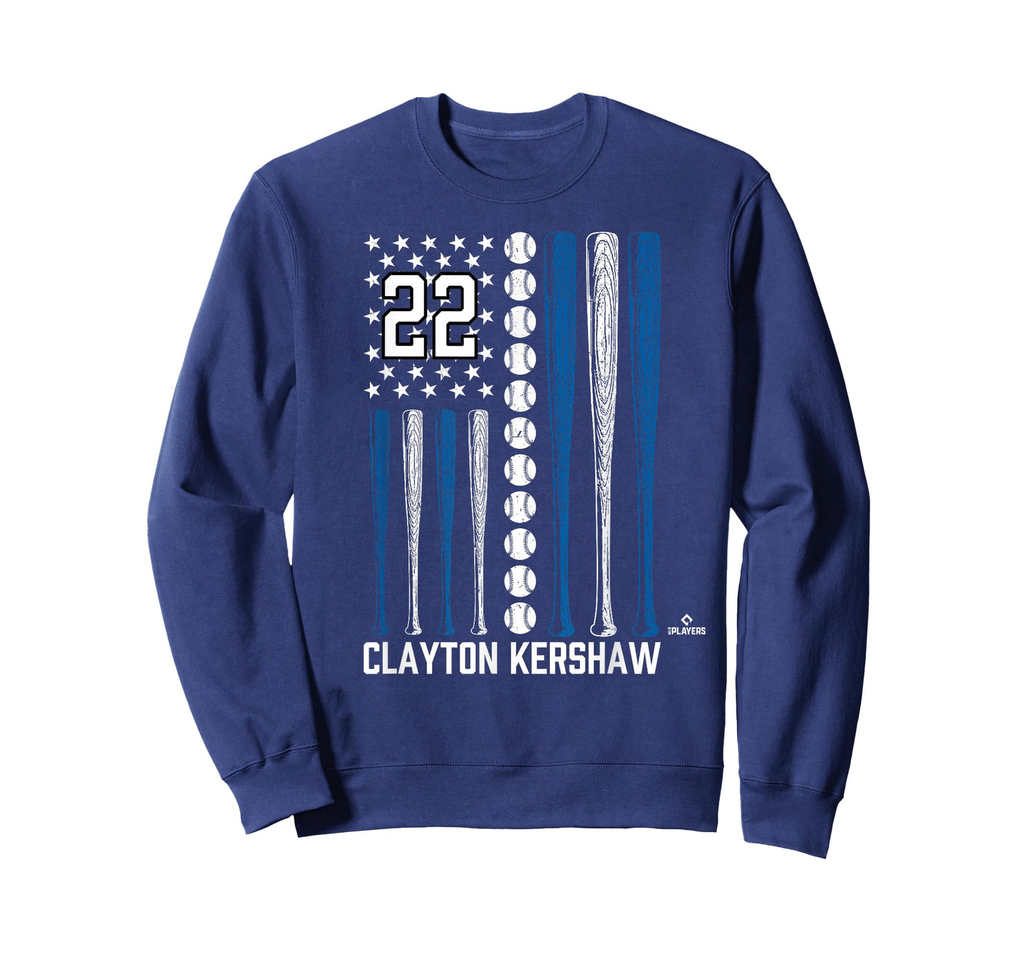 Baseball American Flag Clayton Kershaw Los Angeles Baseball T-Shirt