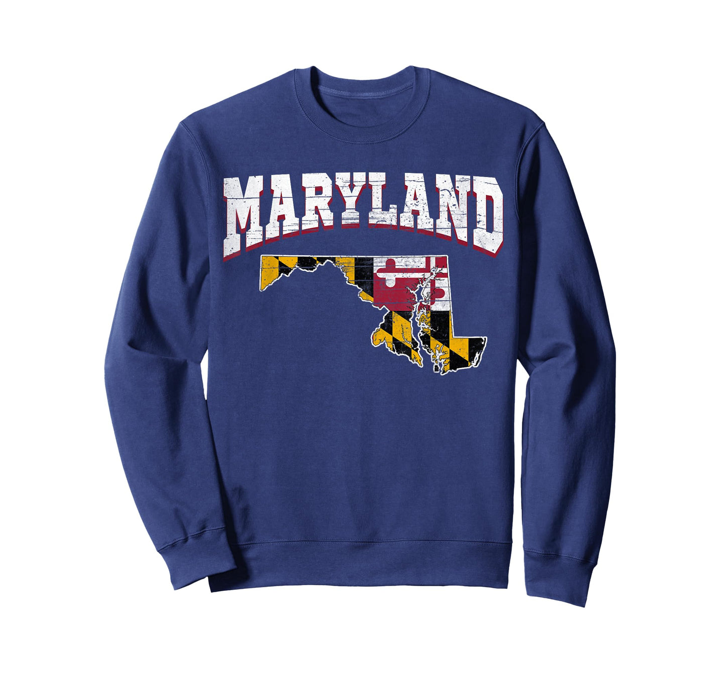 US Citizen Proud America State Flag Land Map Maryland T-Shirt