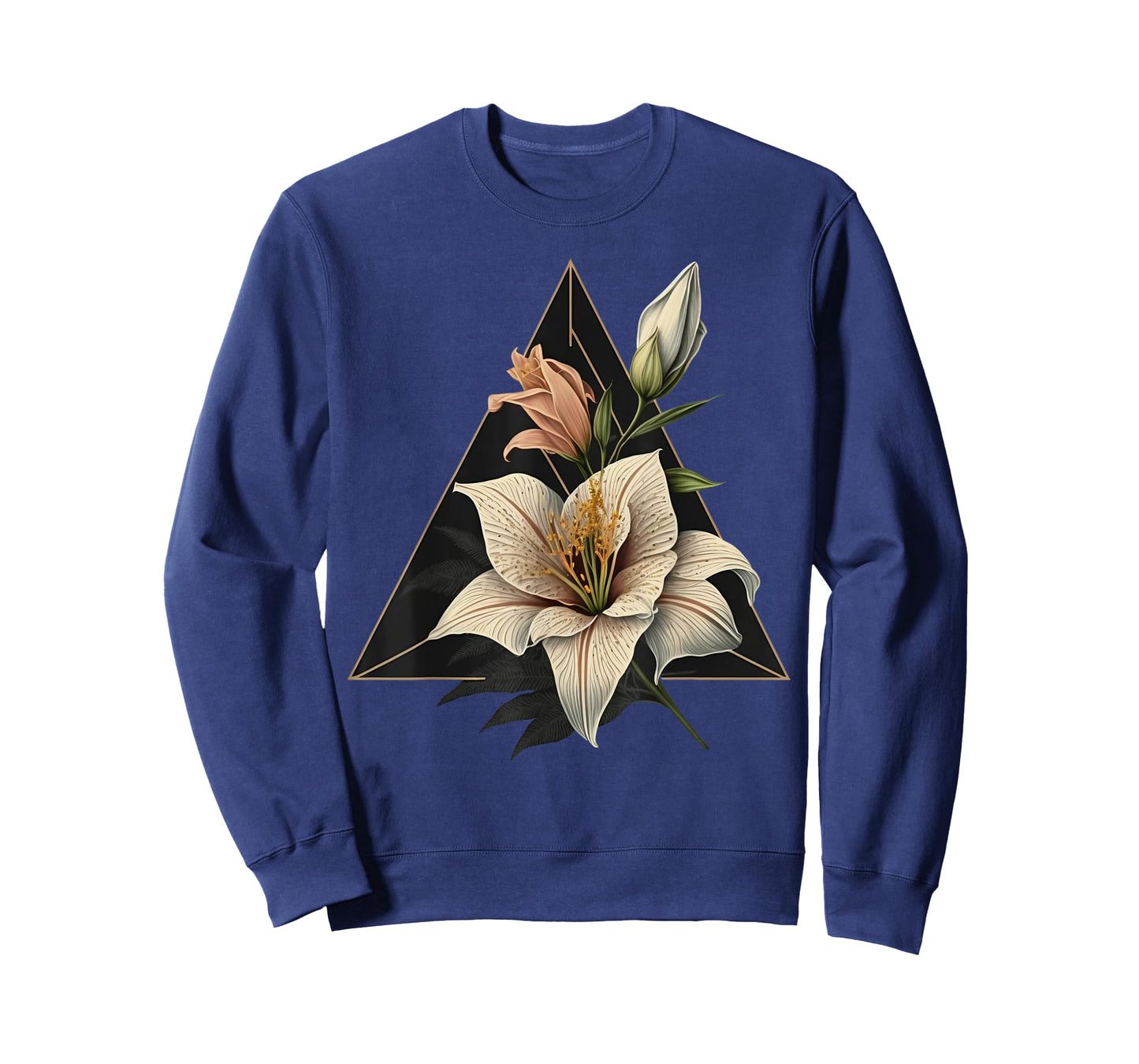 Abstract Geometric Lily T-Shirt