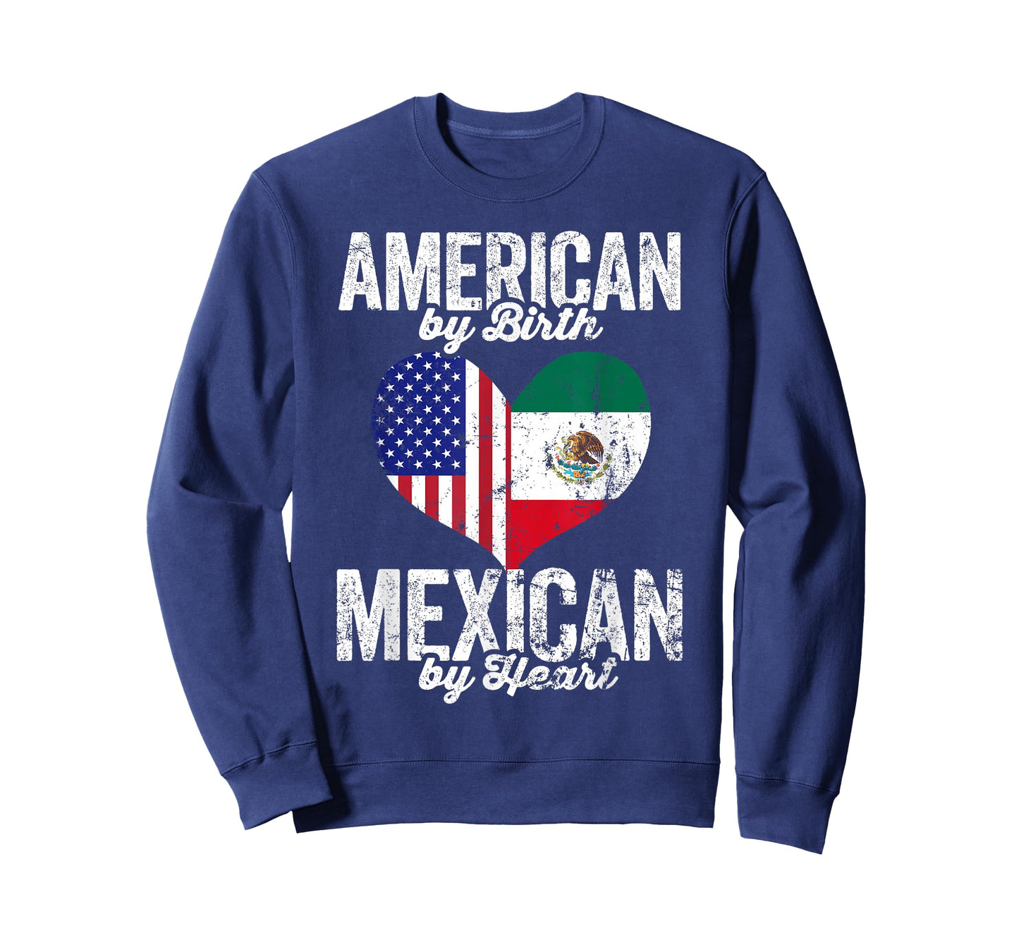 American By Birth Mexican By Heart Mexico Mexican American T-Shirt