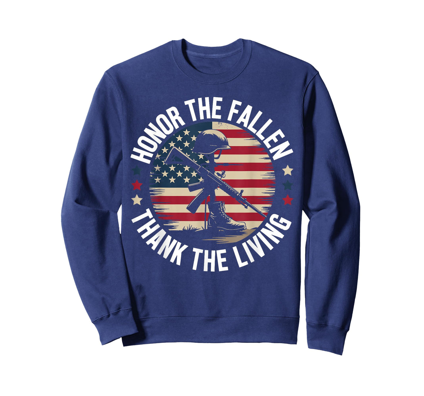 Honor The Fallen Thank The Living Memorial Day Flag T-Shirt