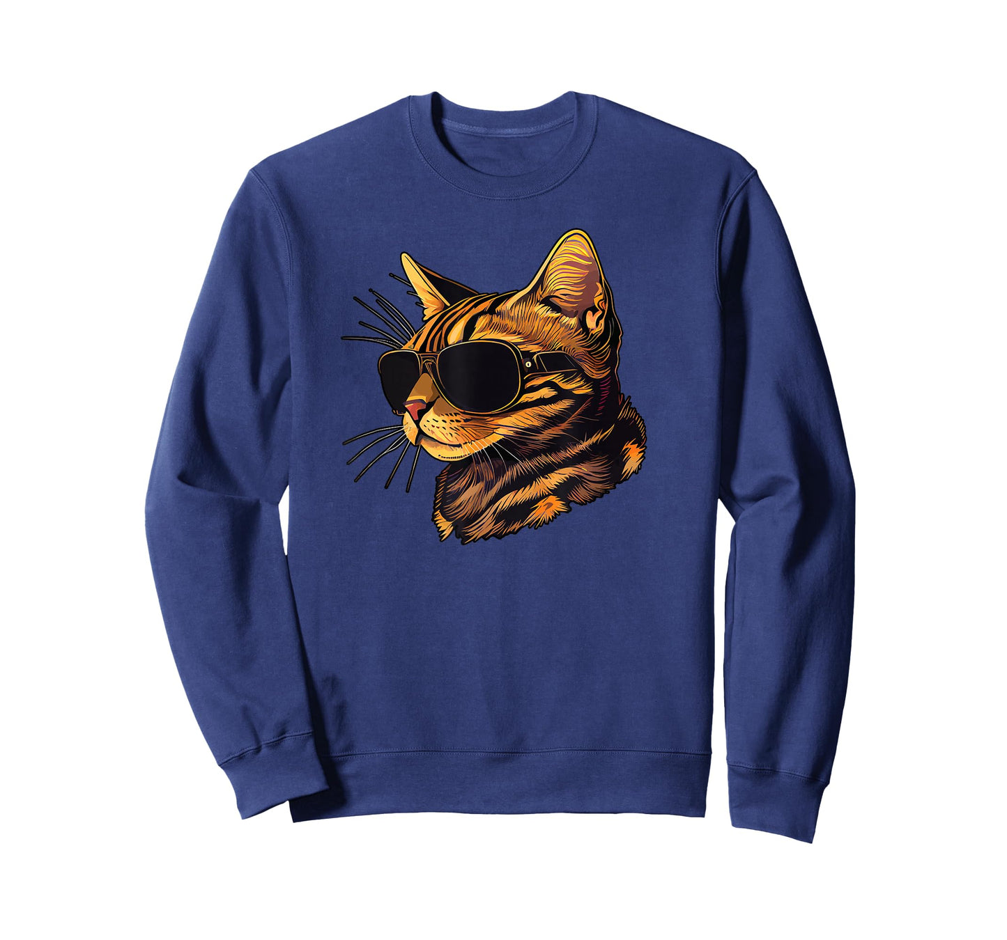 Dad Mom Cat Sunglasses - Bengal Cat T-Shirt