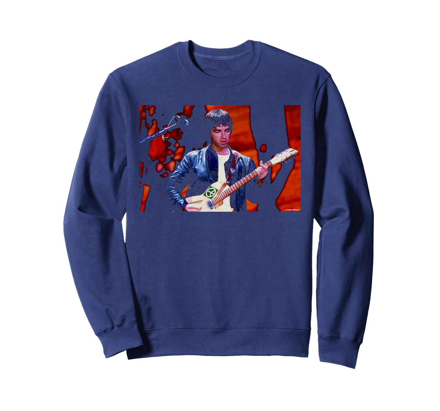Noel Gallagher Oasis Live By Andy Willsher T-Shirt