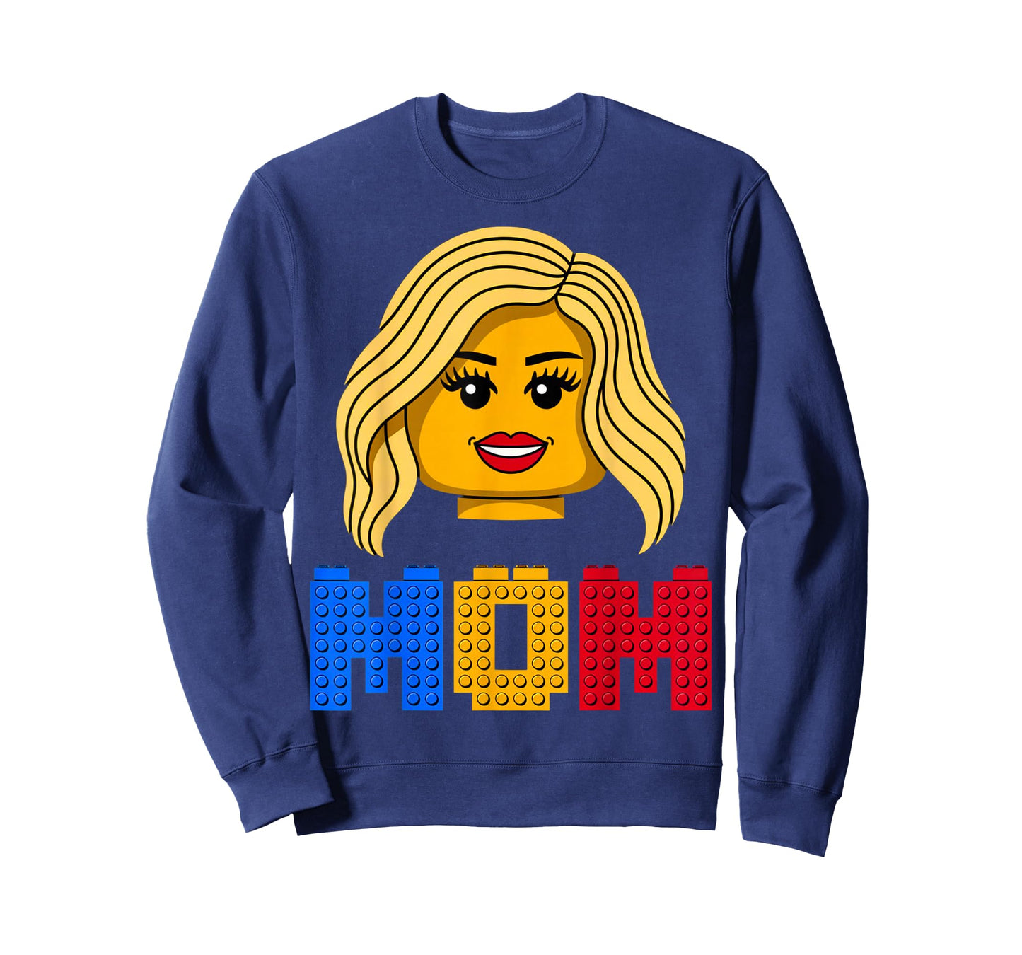 Family Mom Master Builder Building Bricks Blocks Mothers Day T-Shirt