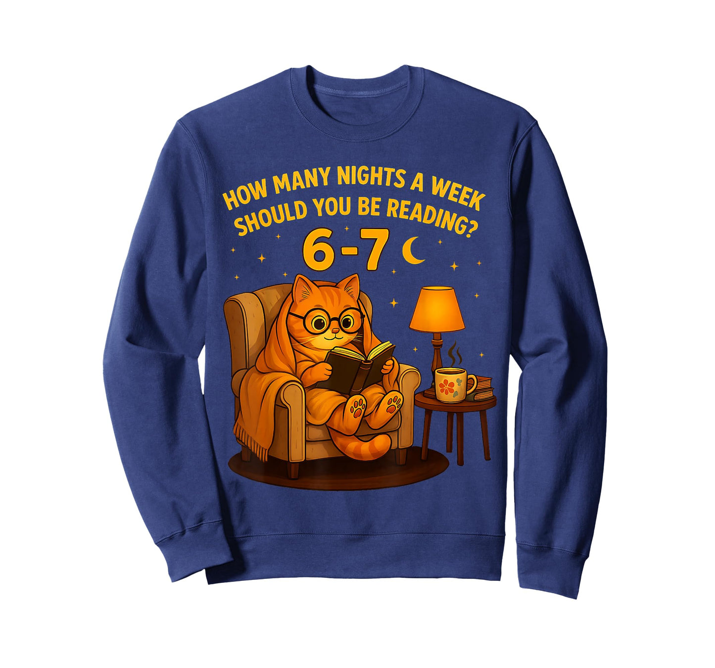 Teacher 67 How Many Nights A Week Should You Be Reading 6-7 T-Shirt