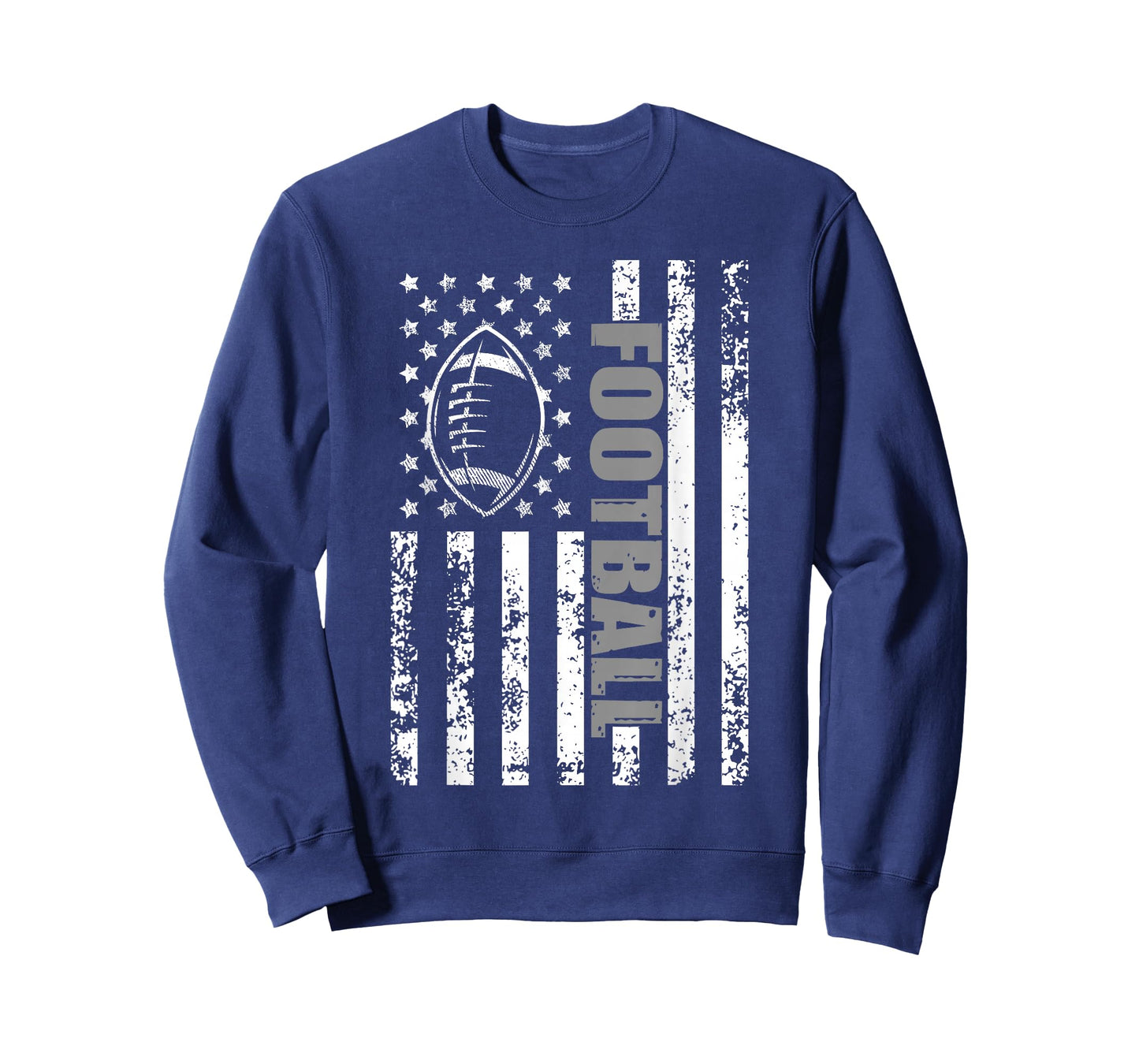American Flag Football Patriotic Football T-Shirt