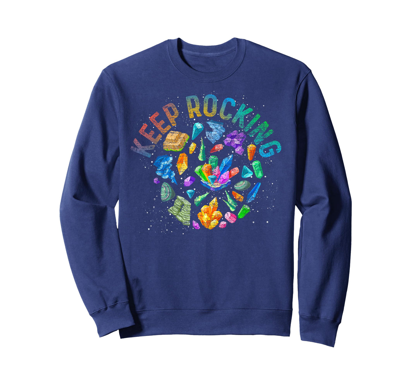 Colorful Rock Collector Earth Scientist Gift Funny Geology T-Shirt Small