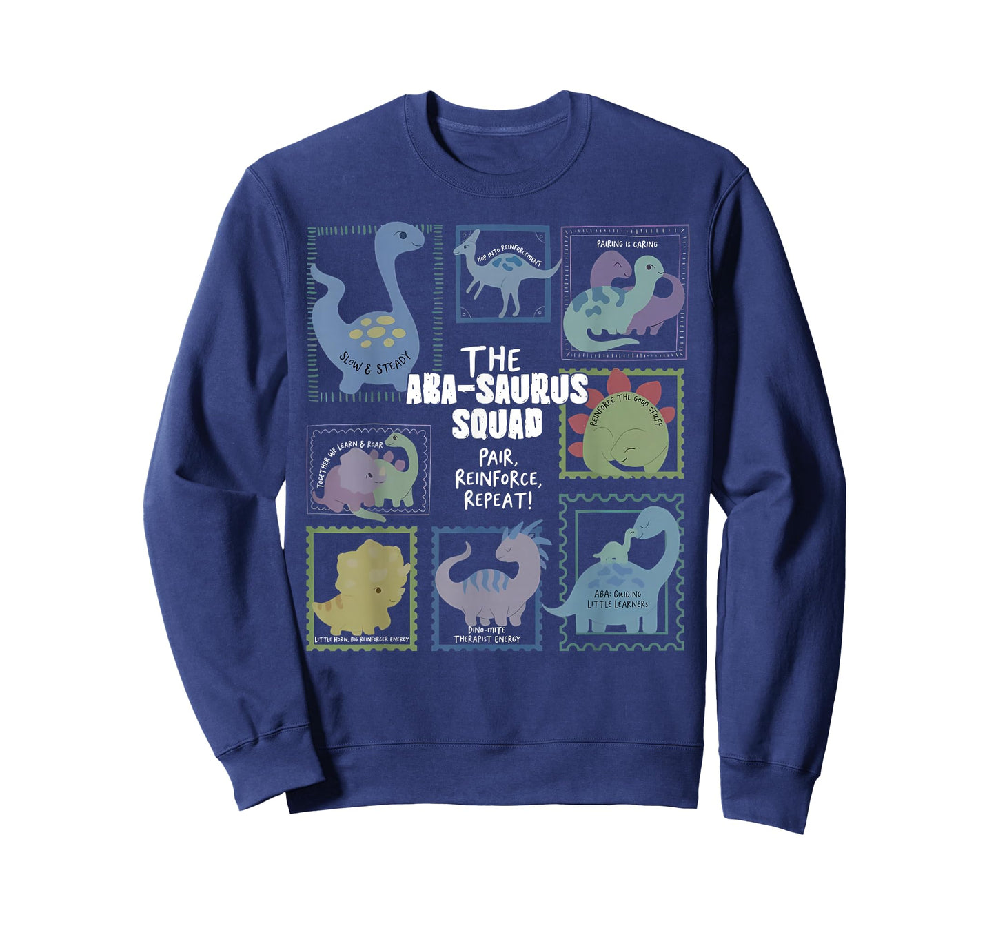 ABA-Saurus Squad Cute Dinosaur ABA Therapy Behavior RBT T-Shirt