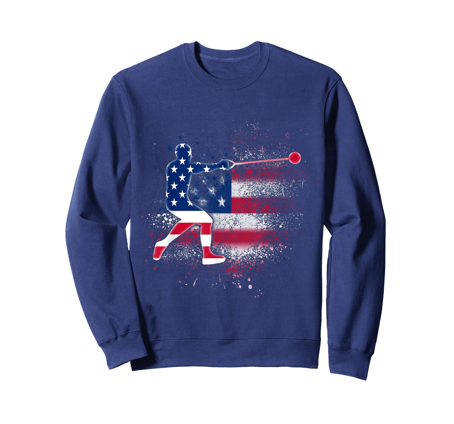Hammer Throw Independence day Shirt Patriotic US Flag
