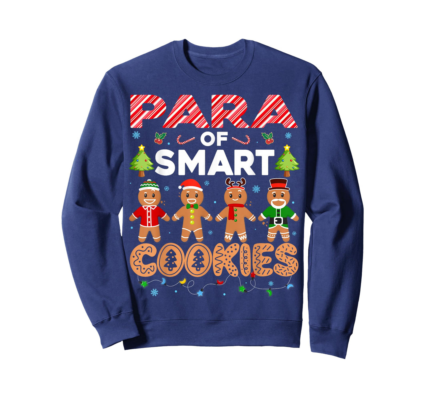 Christmas Paraprofessional Of Smart Cookies Gingerbread T-Shirt