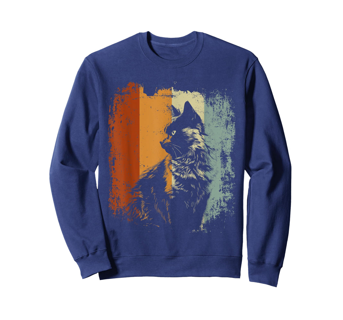 Nebelung Cat Retro Style T-Shirt