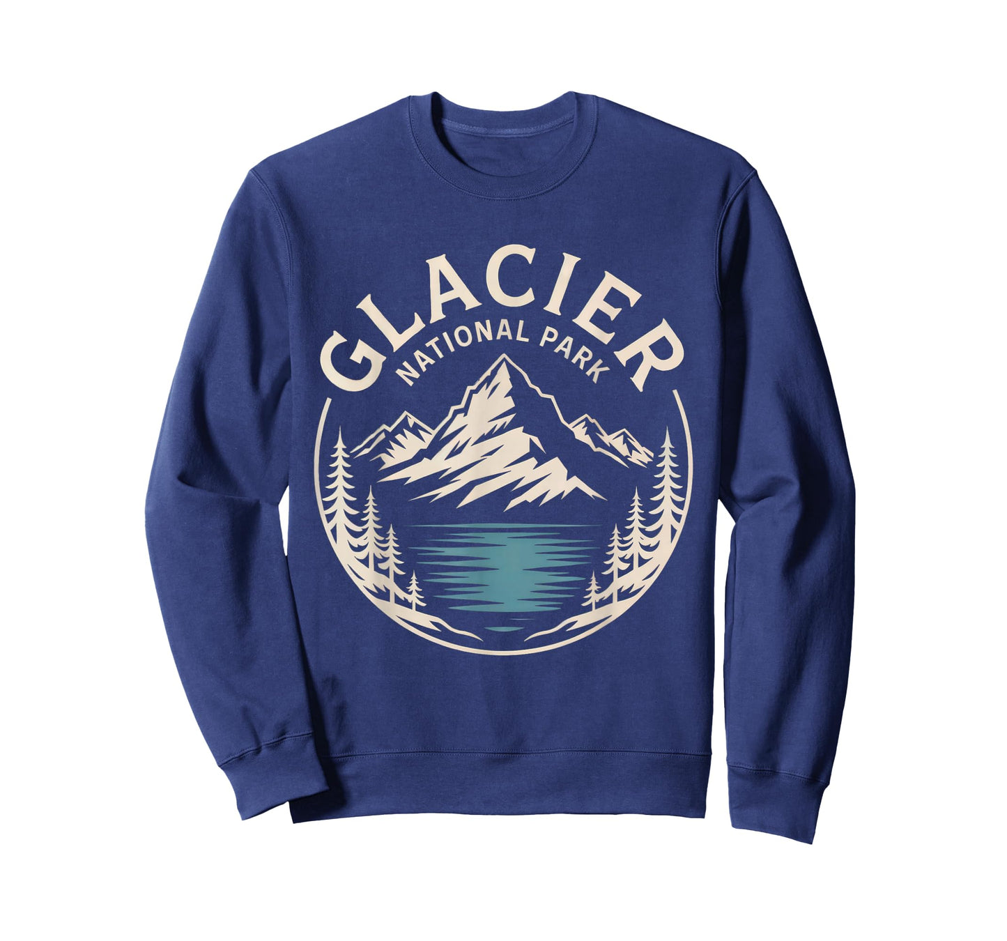 Glacier National Park Retro Outdoor Nature US National Park T-Shirt