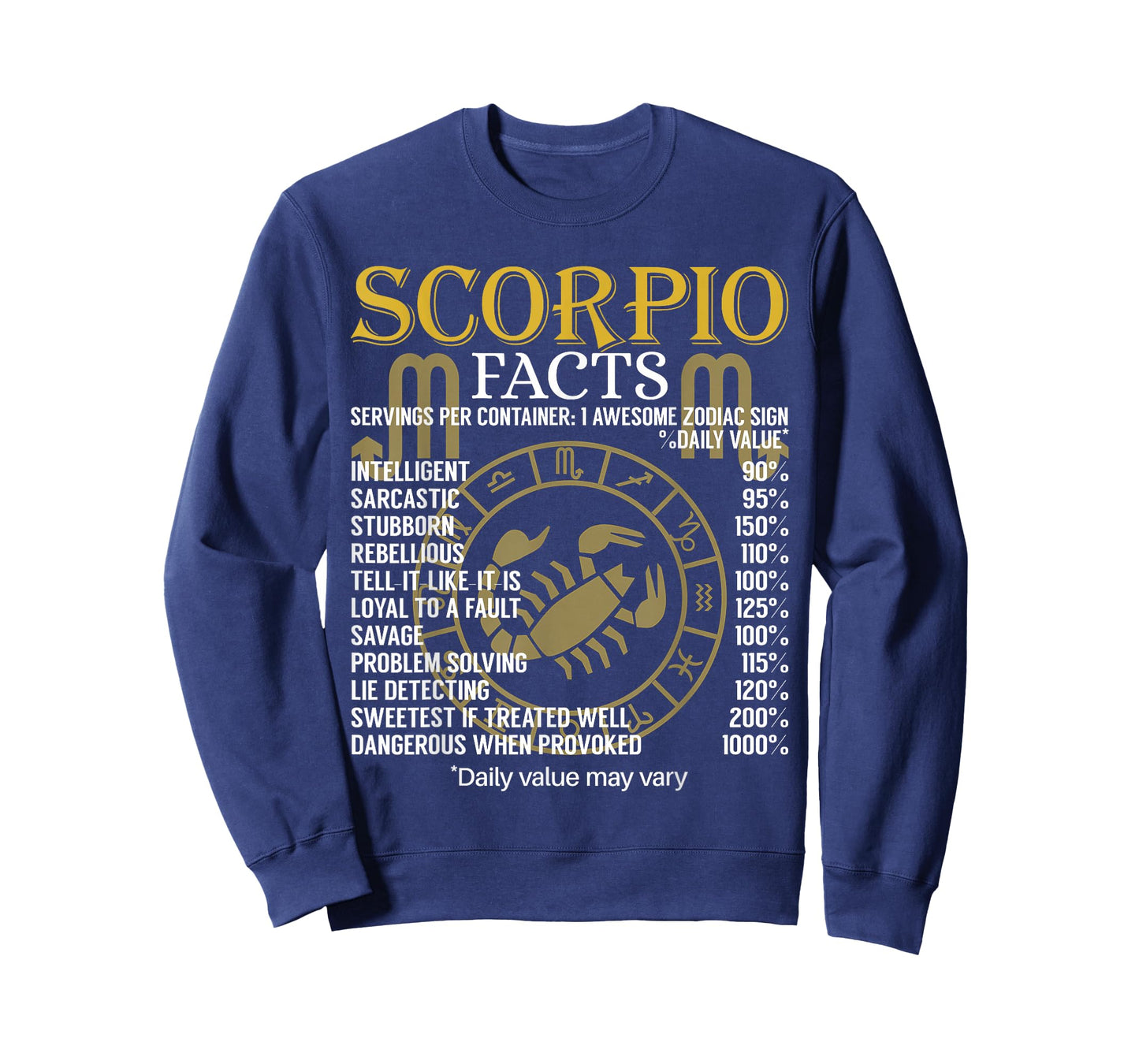 Scorpion Facts Zodiac Sign T-Shirt T-Shirt