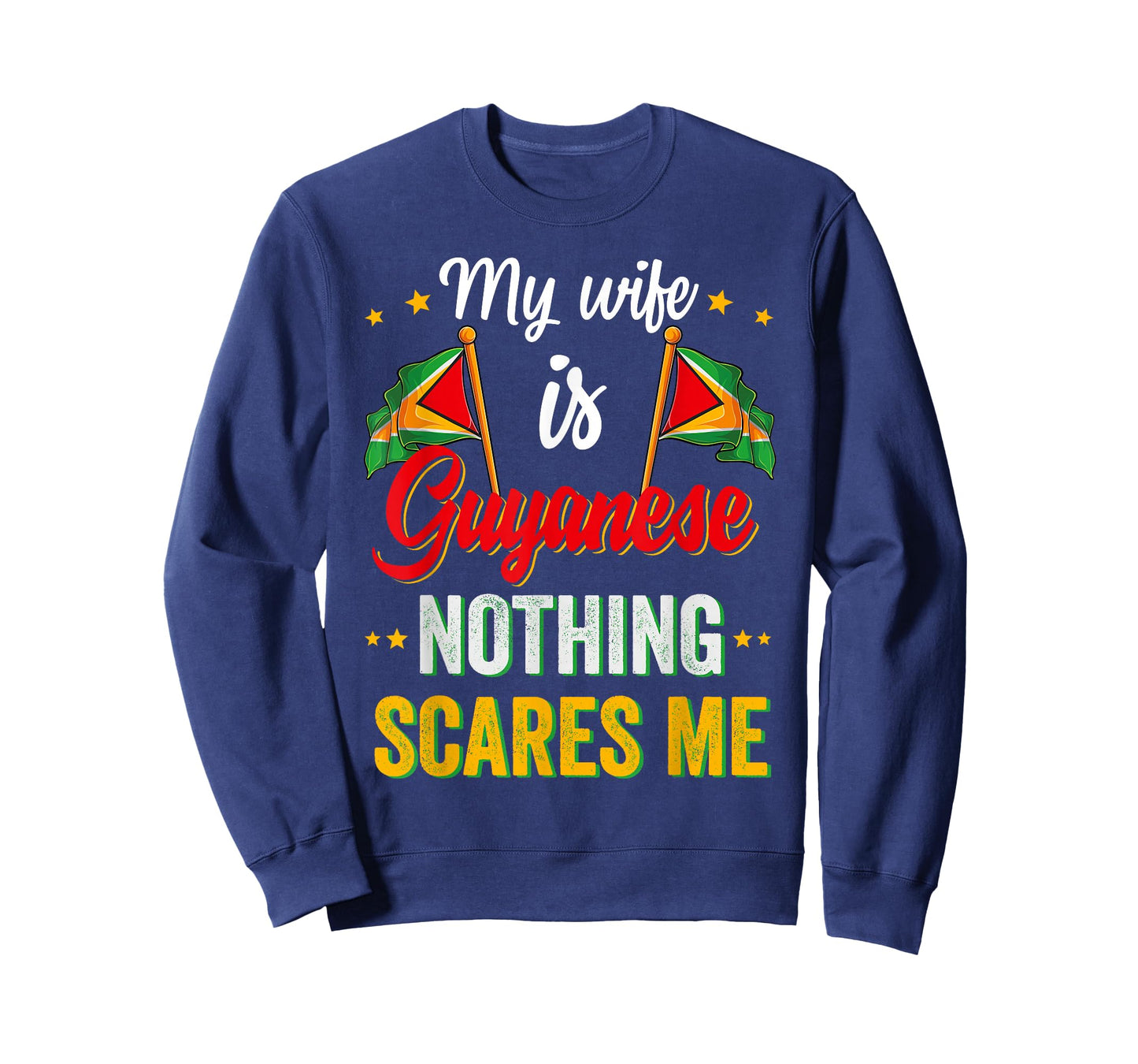 My Wife Is Guyanese Guyana Heritage Roots Flag Souvenir Men T-Shirt
