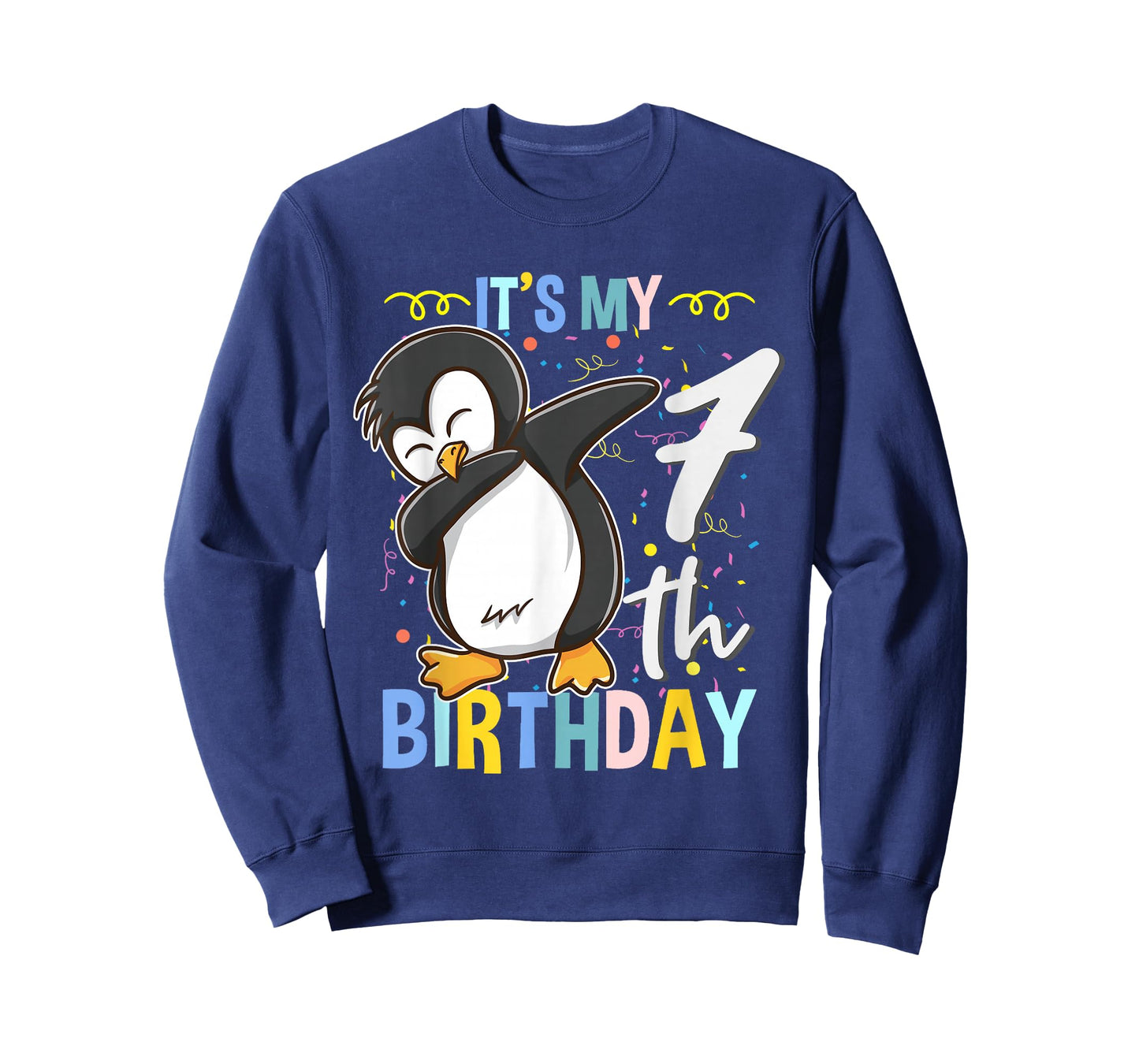 Its My 7th Birthday Dabbing Penguin T-Shirt