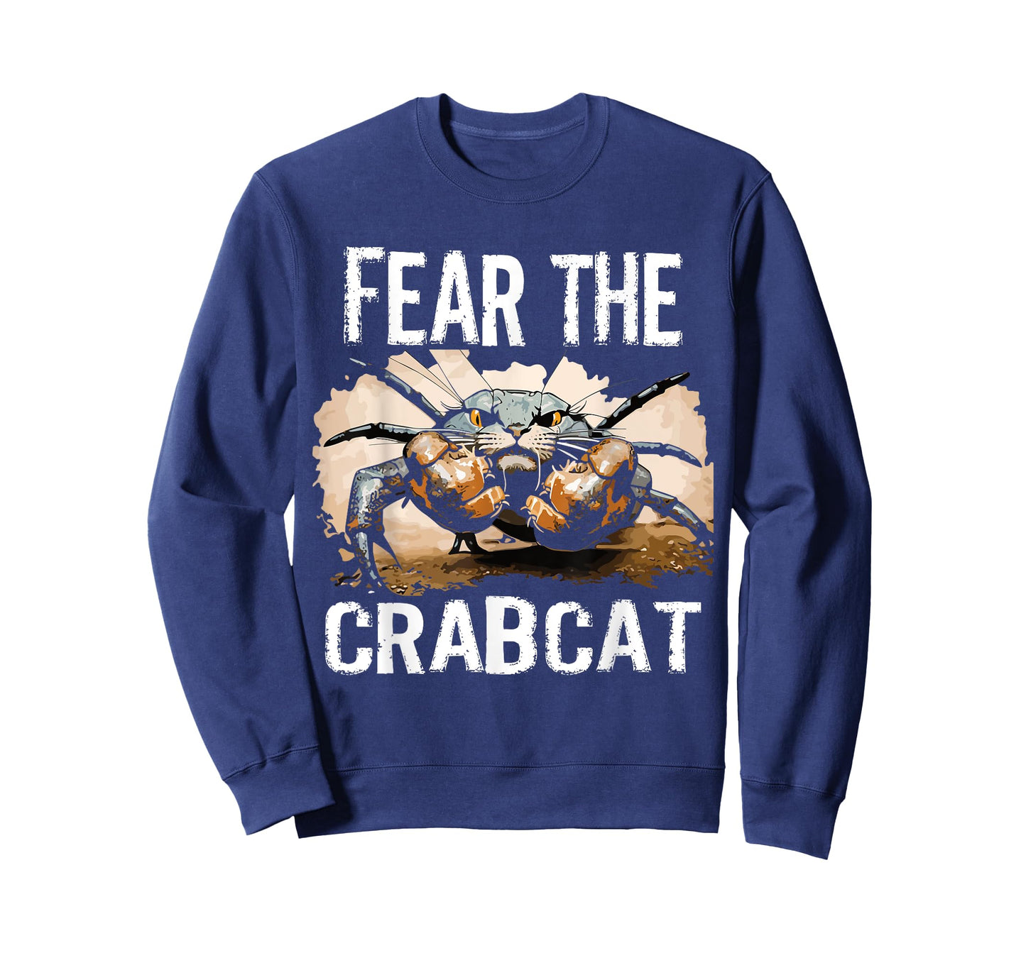 Fear the Crabcat - Funny Crab cat Cryptid Cryptozoology Men Women Kids T-Shirt