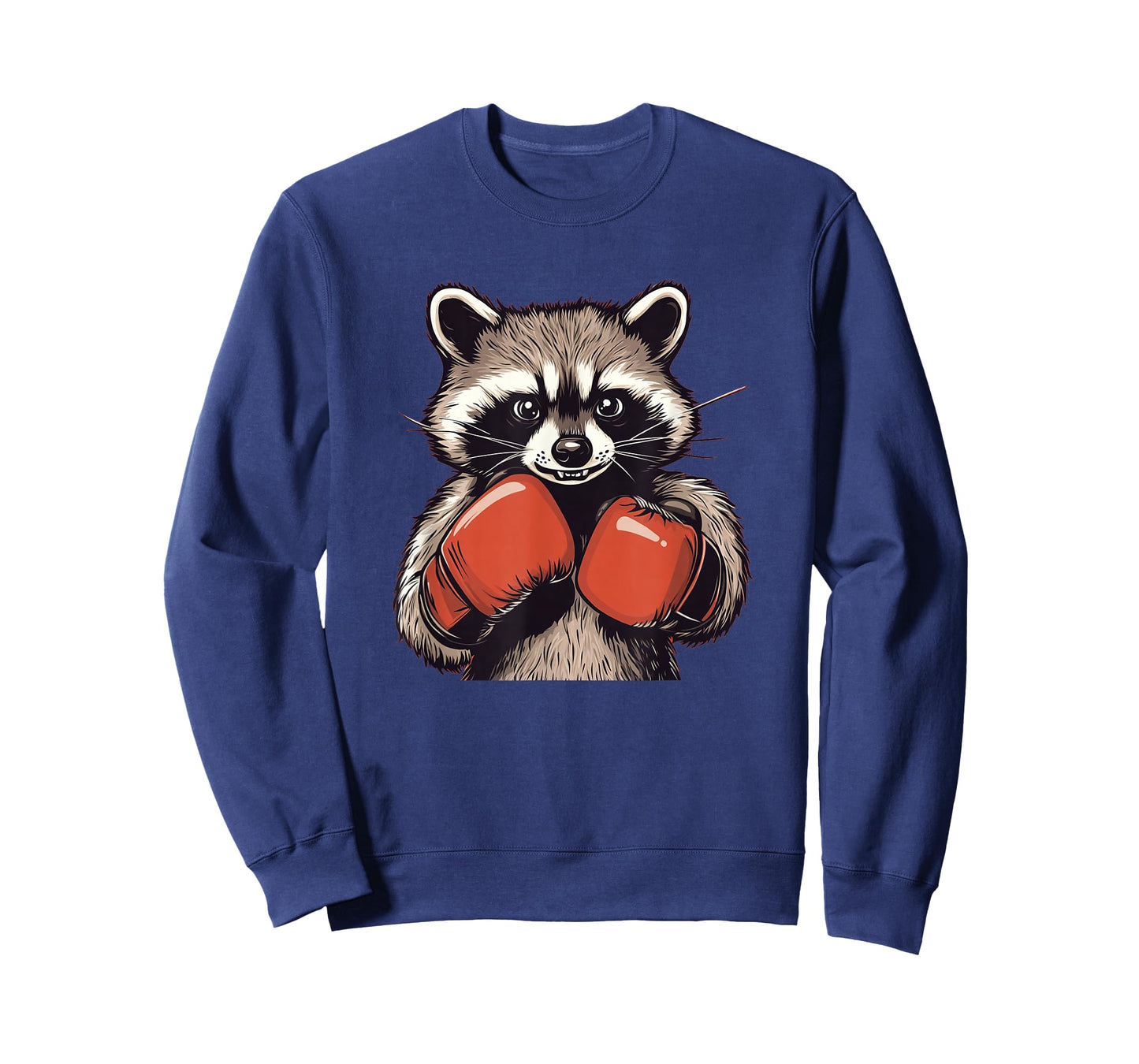 Funny Raccoon Costume for Sport and Boxing Gloves Lovers T-Shirt