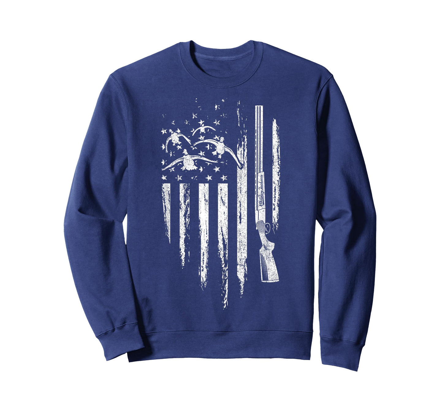 Duck Hunting American Flag Waterfowl Goose Gift for Hunter T-Shirt