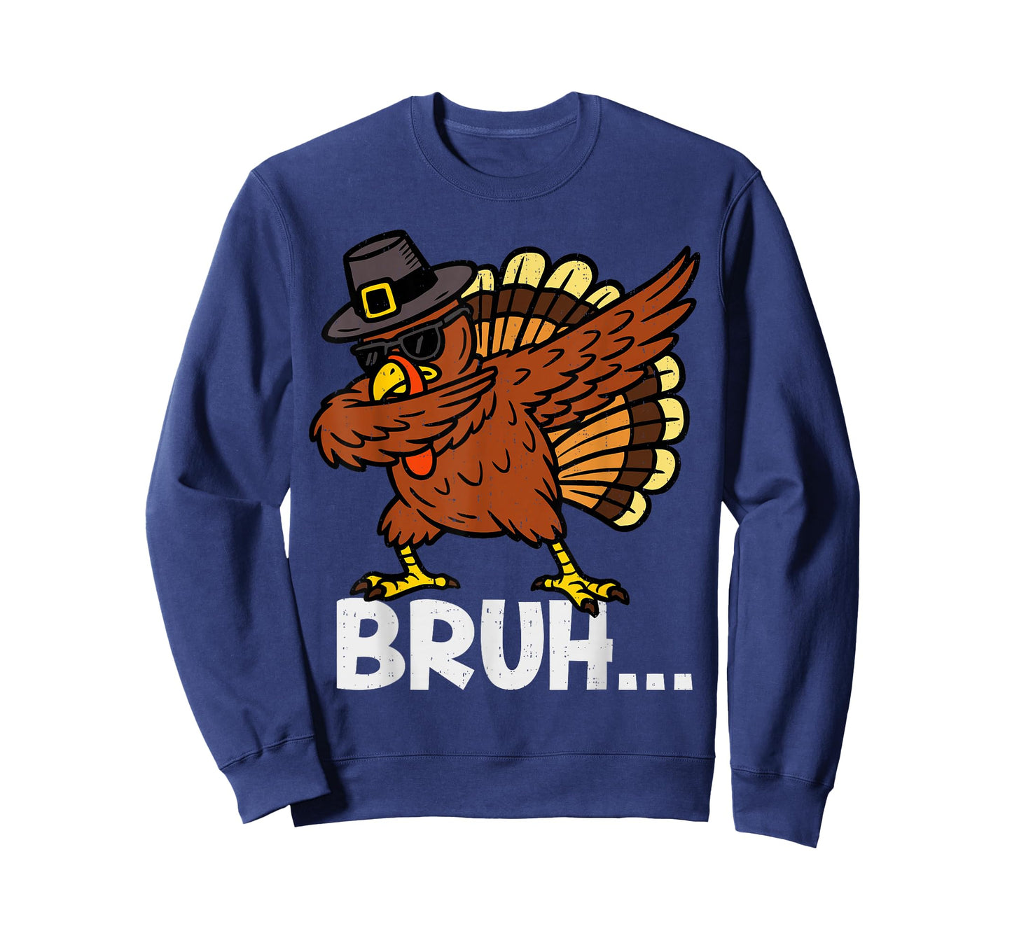 Funny Dabbing Turkey Dab Fall Thanksgiving Costume Teen Boys T-Shirt