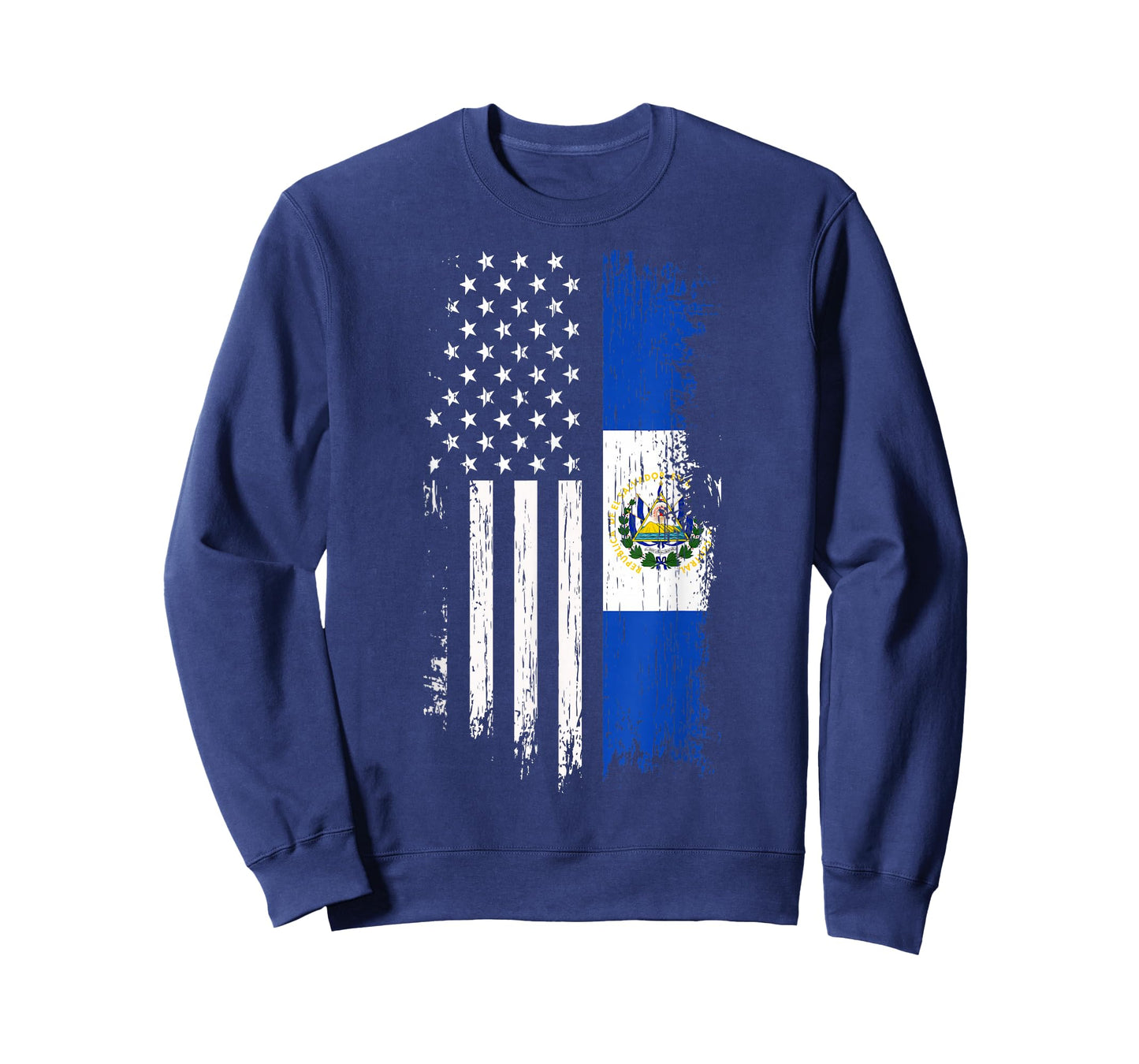 Salvadoran America Flag T-Shirt - El Salvador USA Shirt T-Shirt