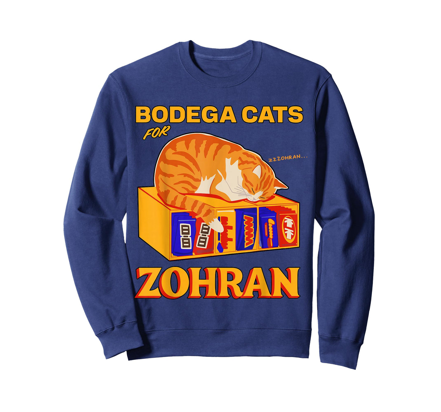Bodega Cats for Zohran Mamdani Funny Democrat T-Shirt